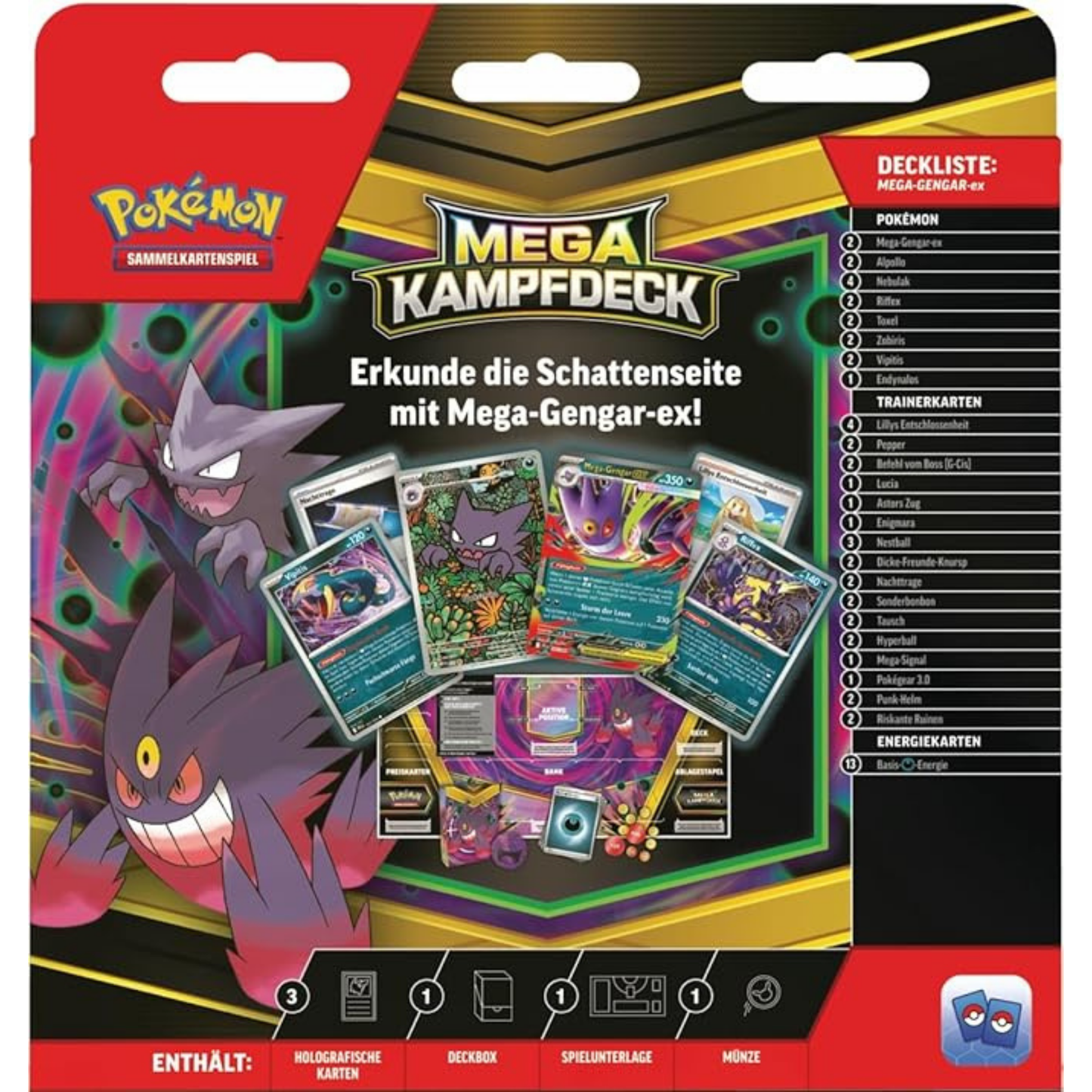 Pokémon / Mega Kampfdeck / Mega Gengar ex / Deutsch