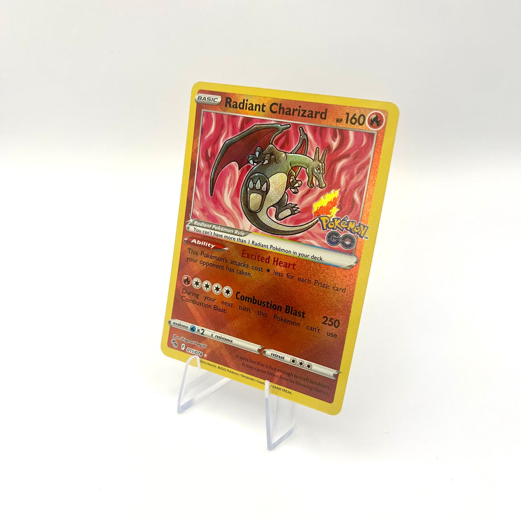 Pokémon Strahlendes Glurak / Holo / 011/078 / Pokémon GO / Englisch