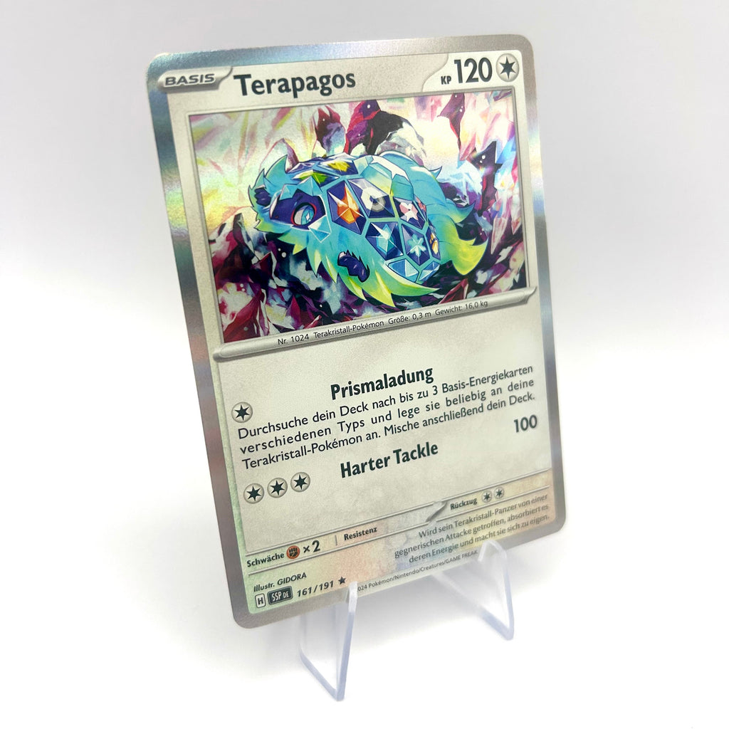Pokémon Terapagos / Holo /  Stürmische Funken / 161/191 / Deutsch