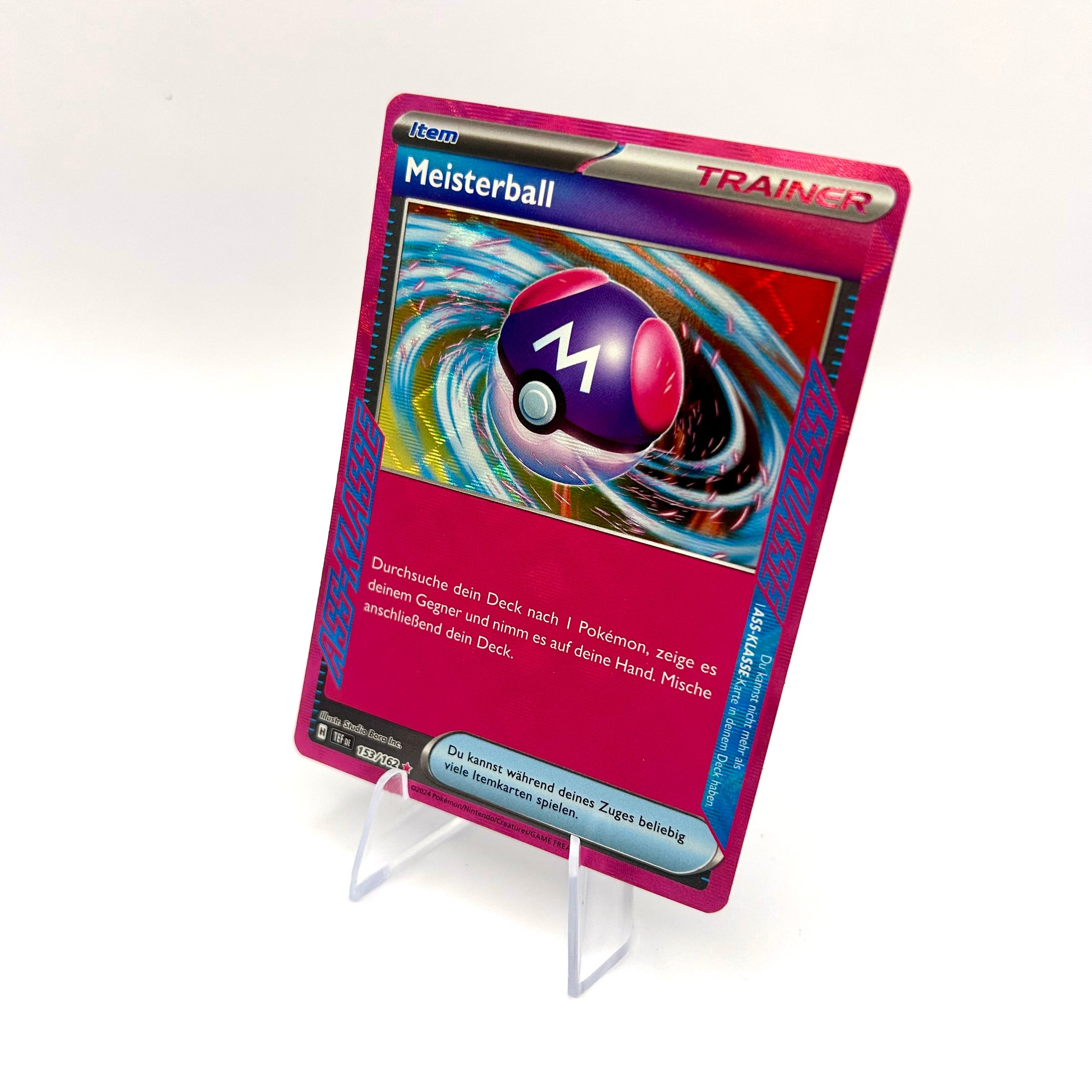 Trainer Meisterball / Holo / Gewalten der Zeit / 153/162 / Deutsch