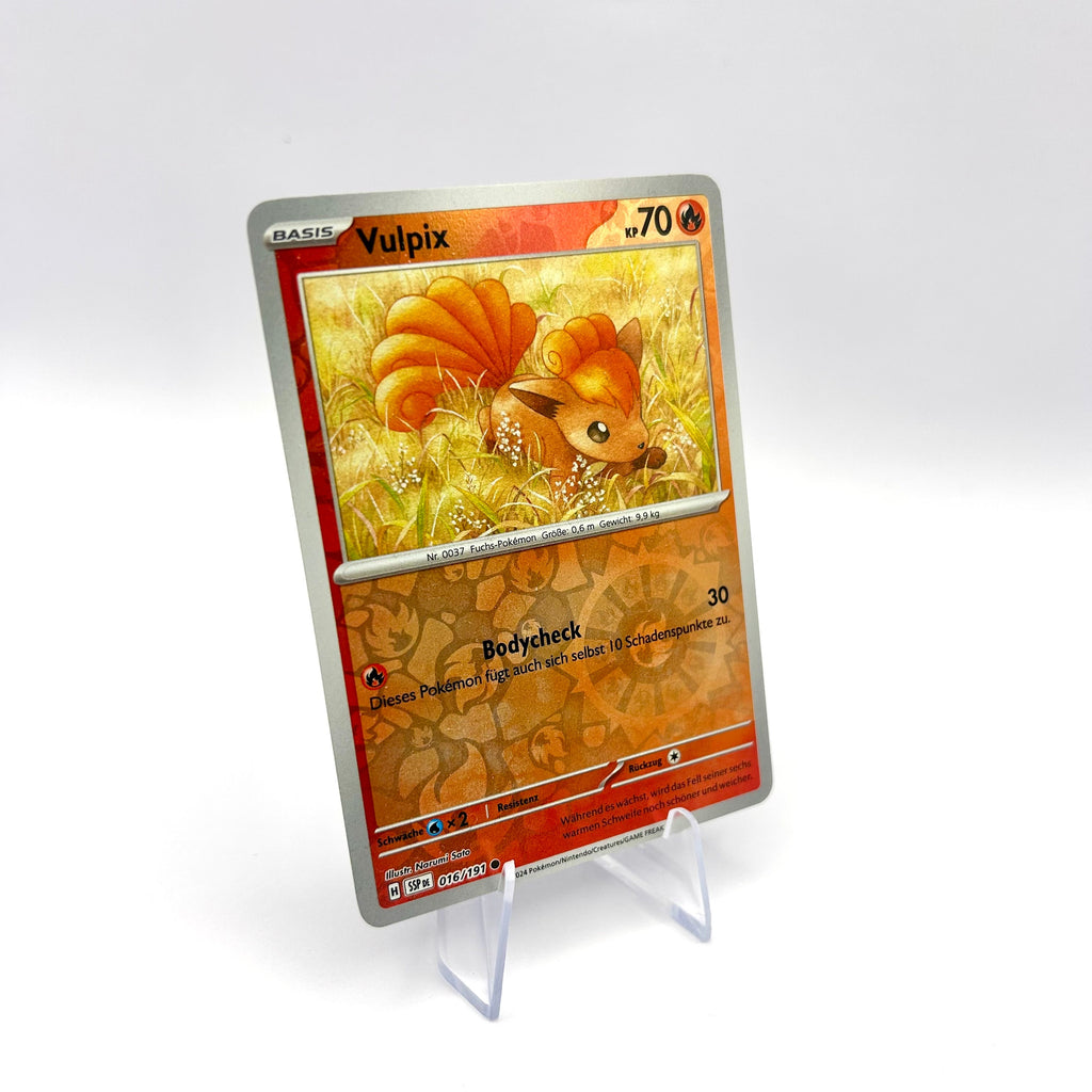 Pokémon Vulpix / Reverse Holo / Stürmische Funken / 017/191 / Deutsch