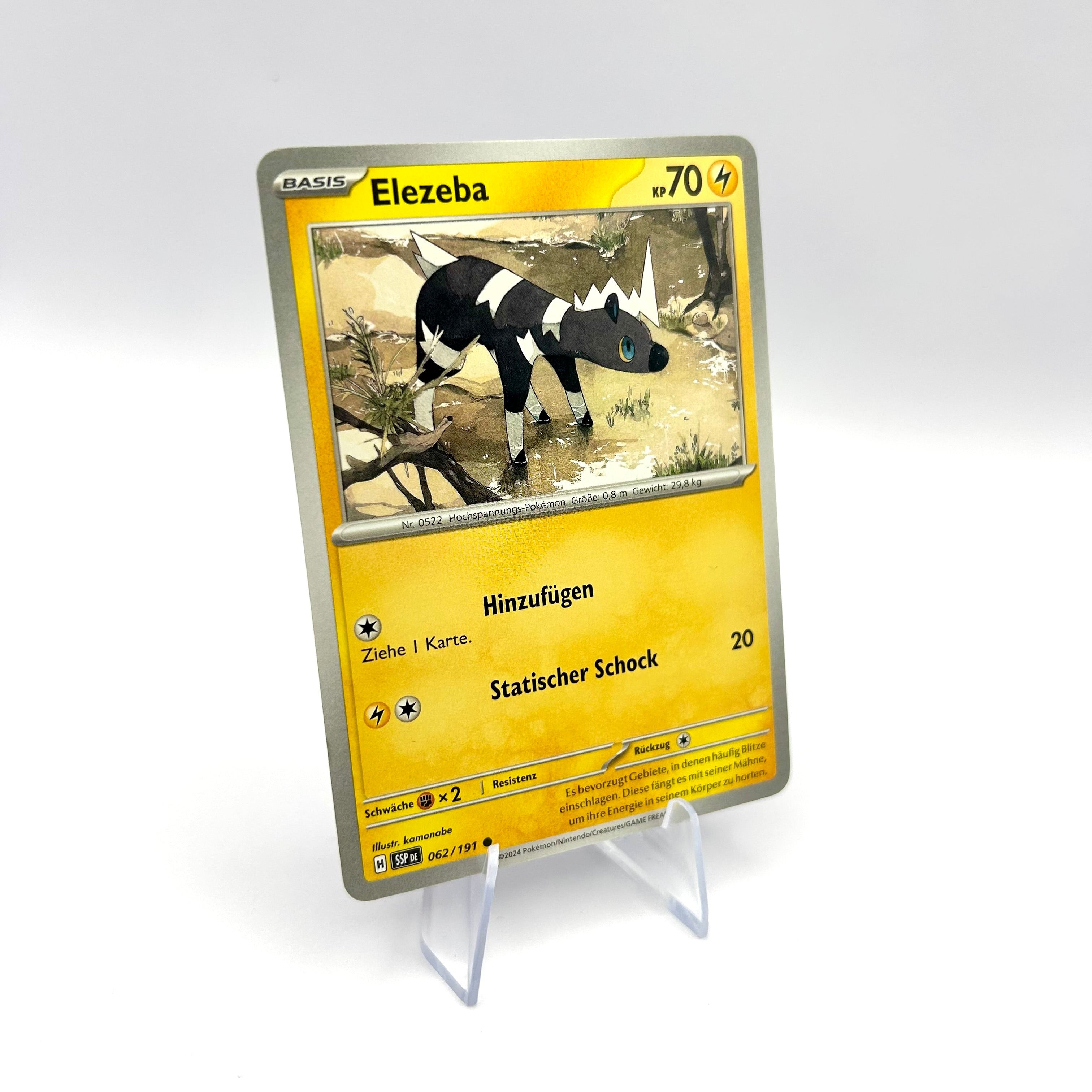 Pokémon Elezeba / Stürmische Funken / 062/191 / Deutsch