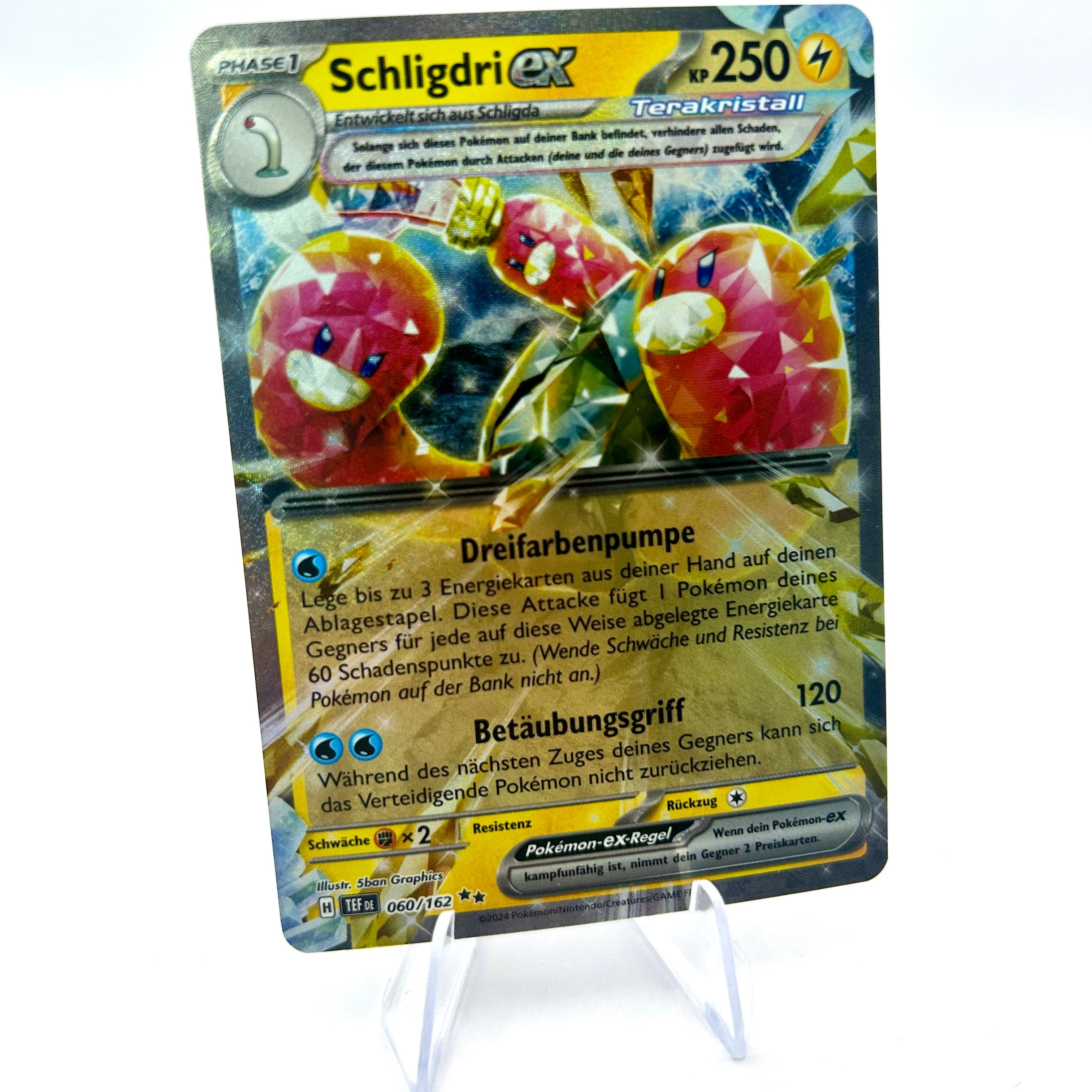 Pokémon Schligdri ex / Holo / Gewalten der Zeit / 060/162 / Deutsch