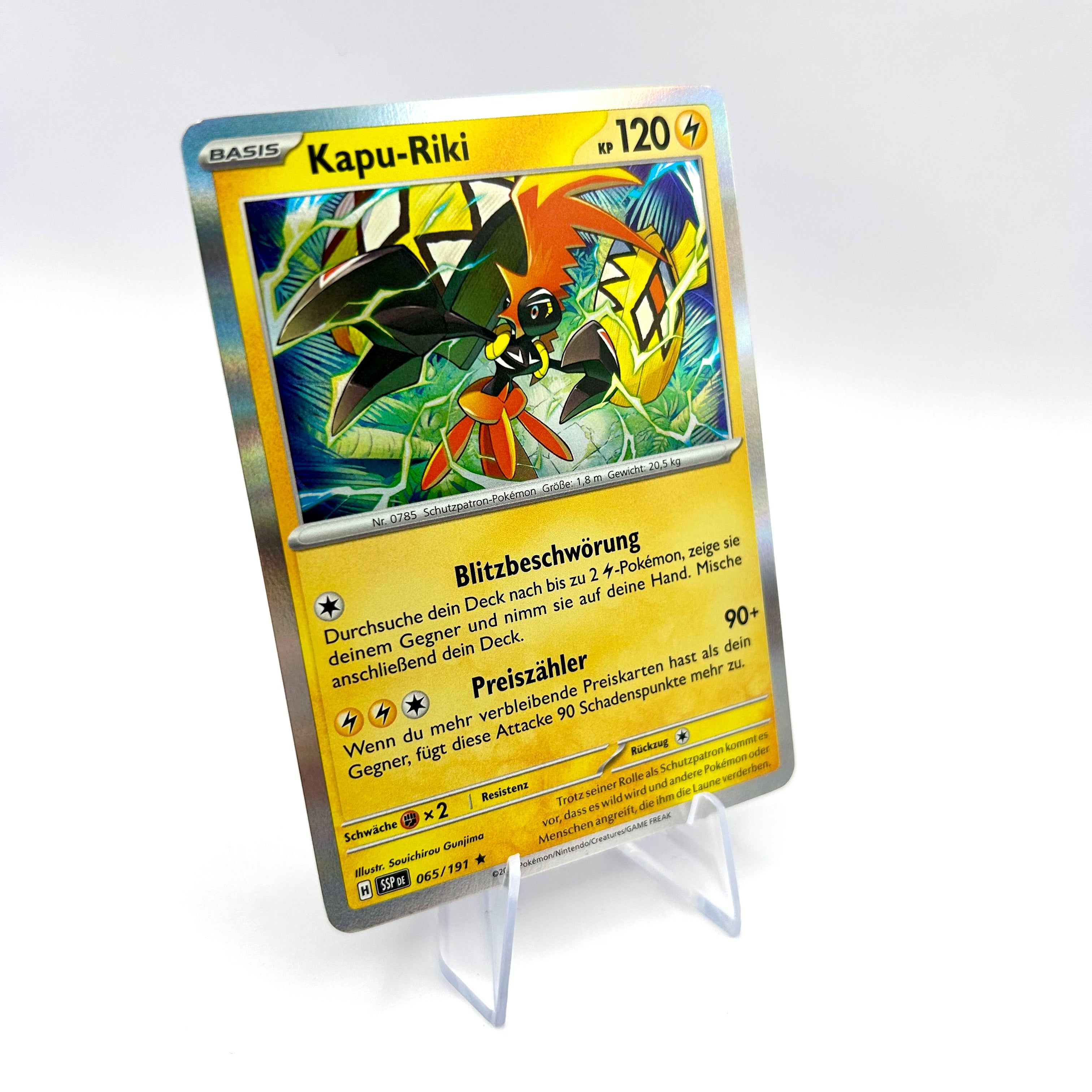 Pokémon Kapu-Riki / Holo / Stürmische Funken / 065/191 / Deutsch
