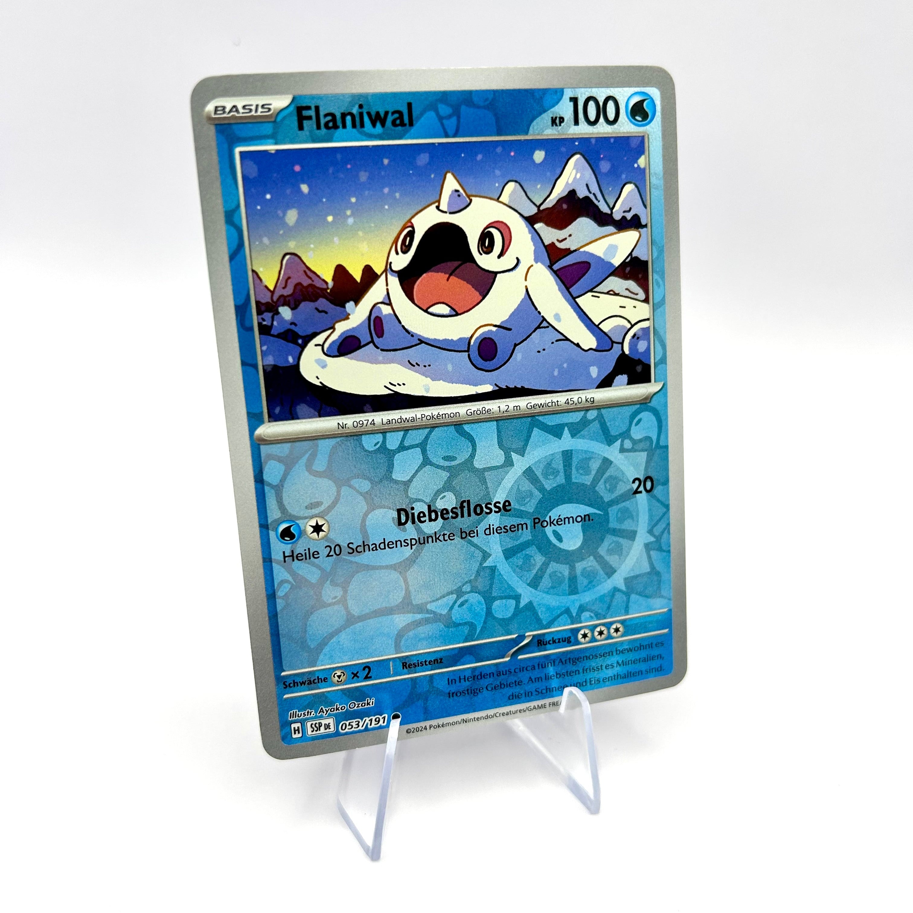 Pokémon Flaniwal / Reverse Holo / Stürmische Funken / 053/191 / Deutsch