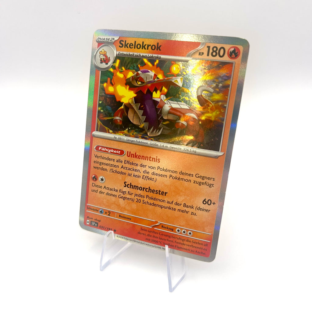 Pokémon Skelokrok / Holo / Stürmische Funken / 031/191 / Deutsch