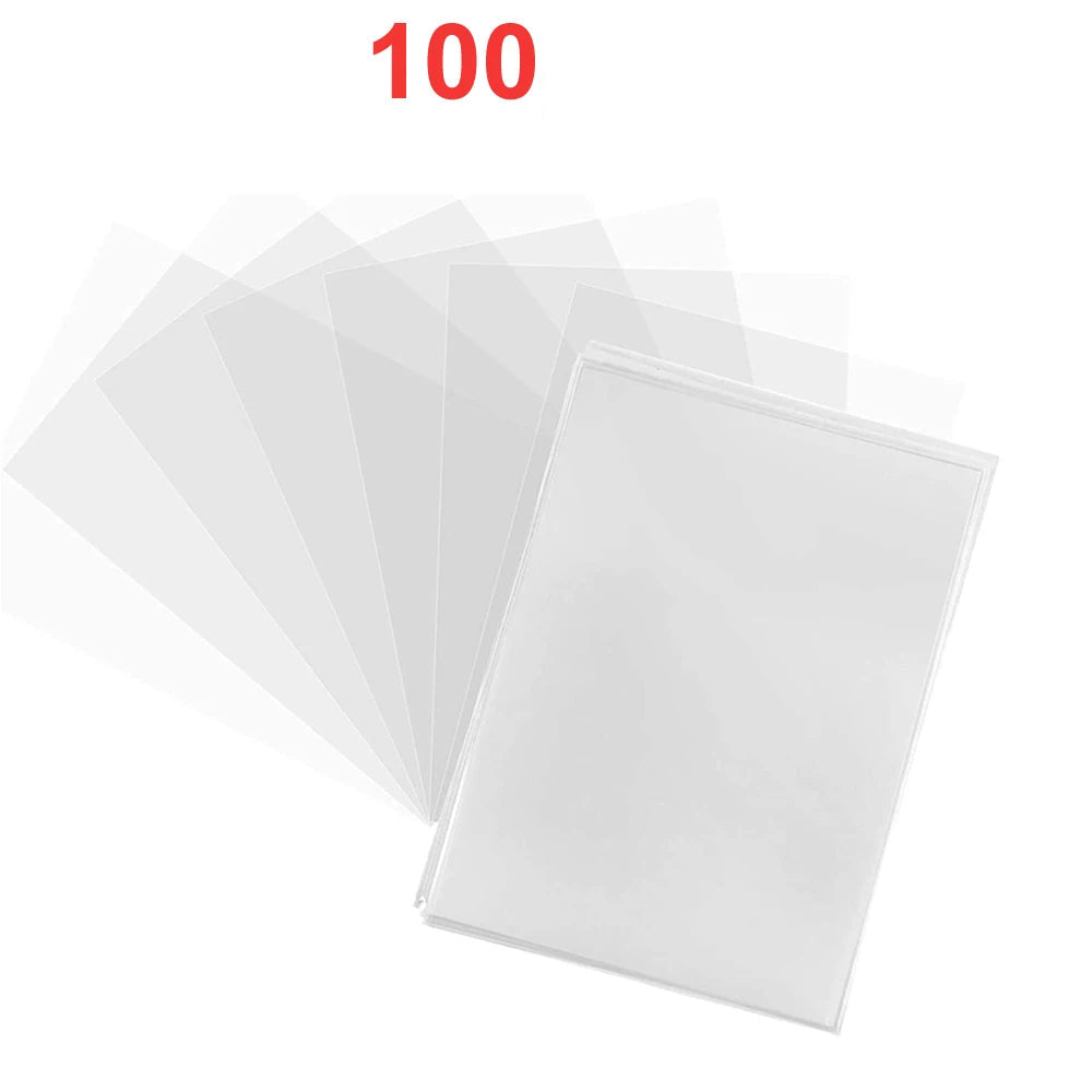 100 Transparente Kartenhüllen für Sammelkarten / Neu OVP