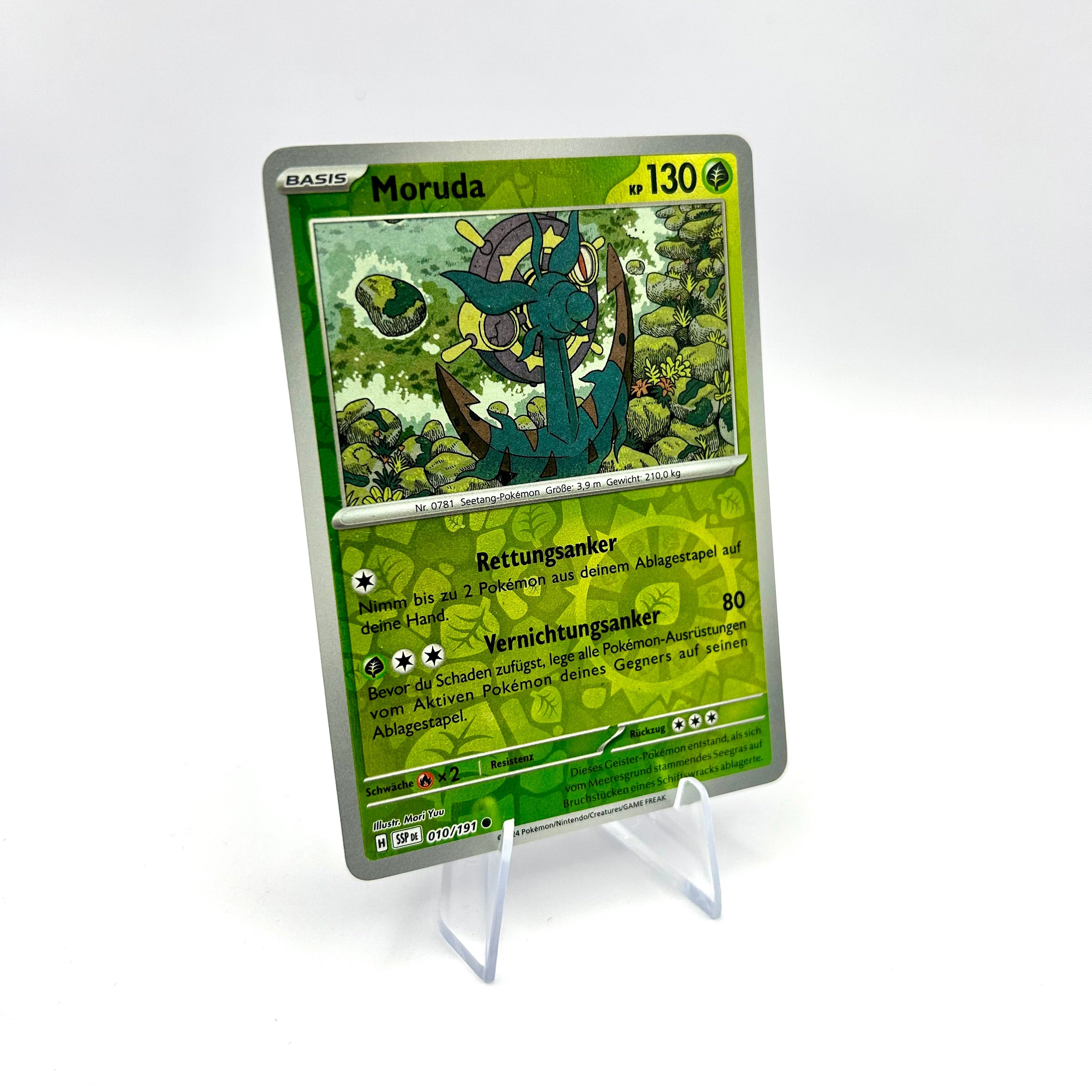Pokémon Moruda / Reverse Holo / Stürmische Funken / 010/191 / Deutsch