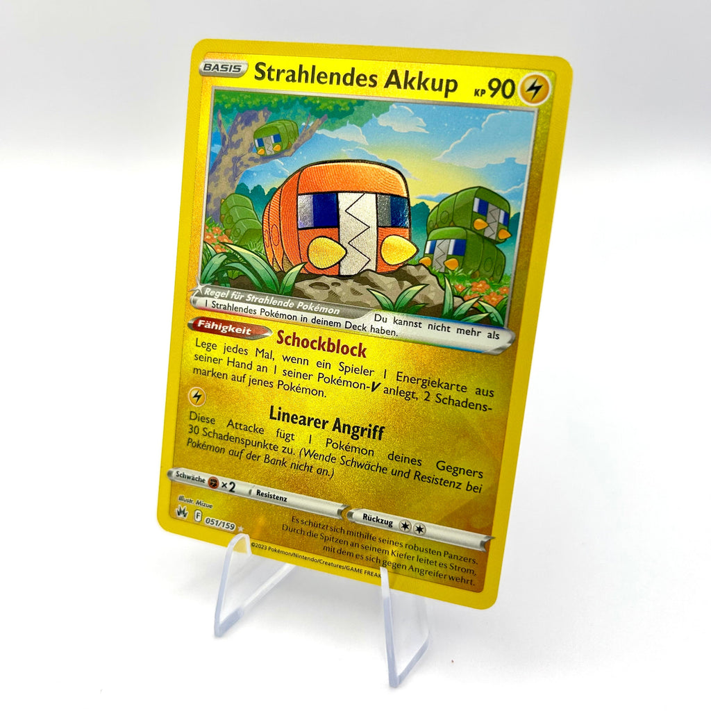 Pokémon Strahlendes Akkup / Holo / Zenit der Könige / 051/159 / Deutsch