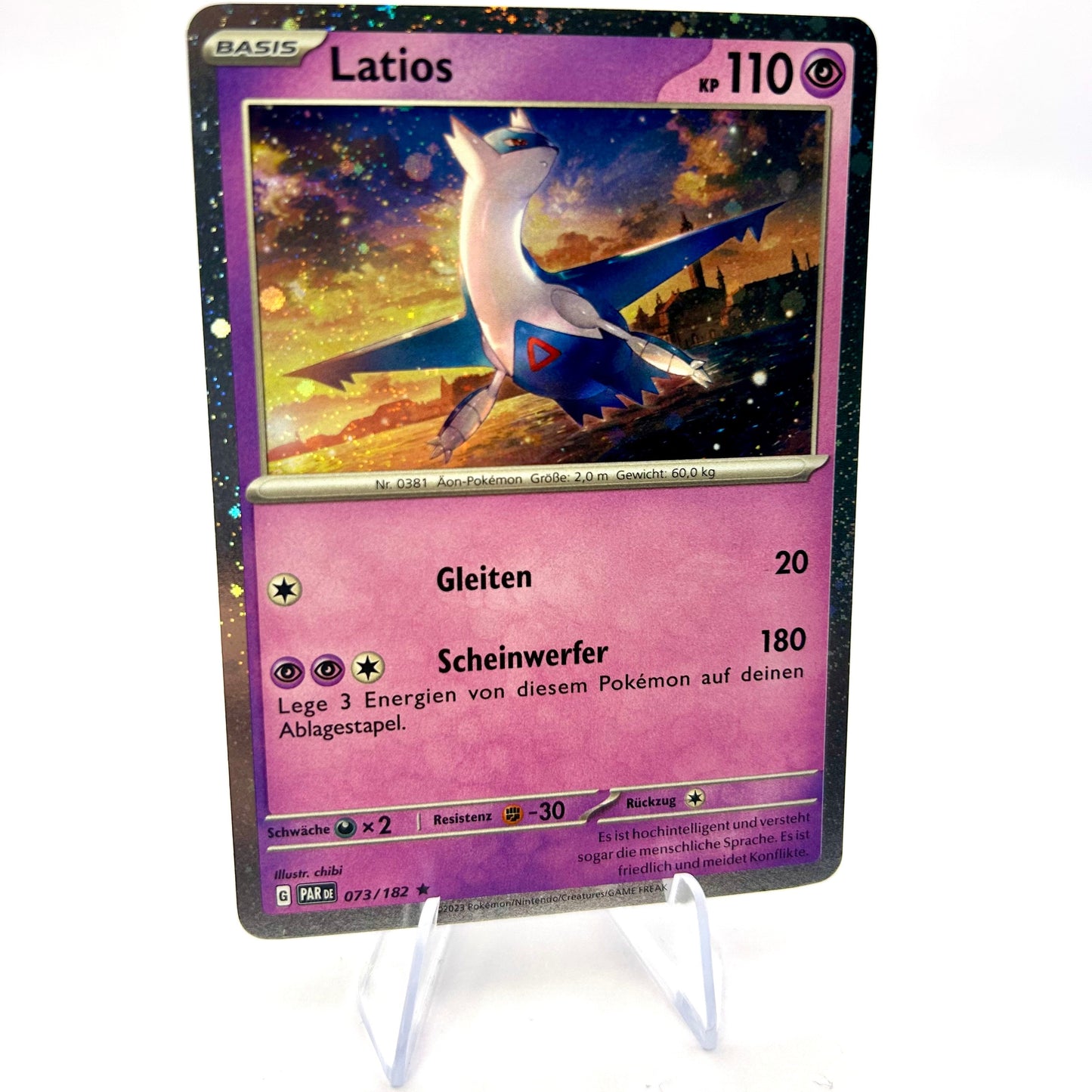 Pokémon Latios / Kosmos Holo / Paradoxrift / 073/182 / Deutsch