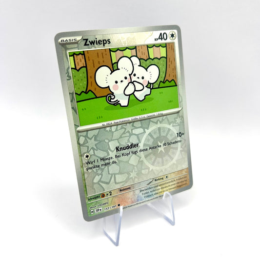 Pokémon Zwieps / Reverse Holo / Stürmische Funken / 157/191 / Deutsch