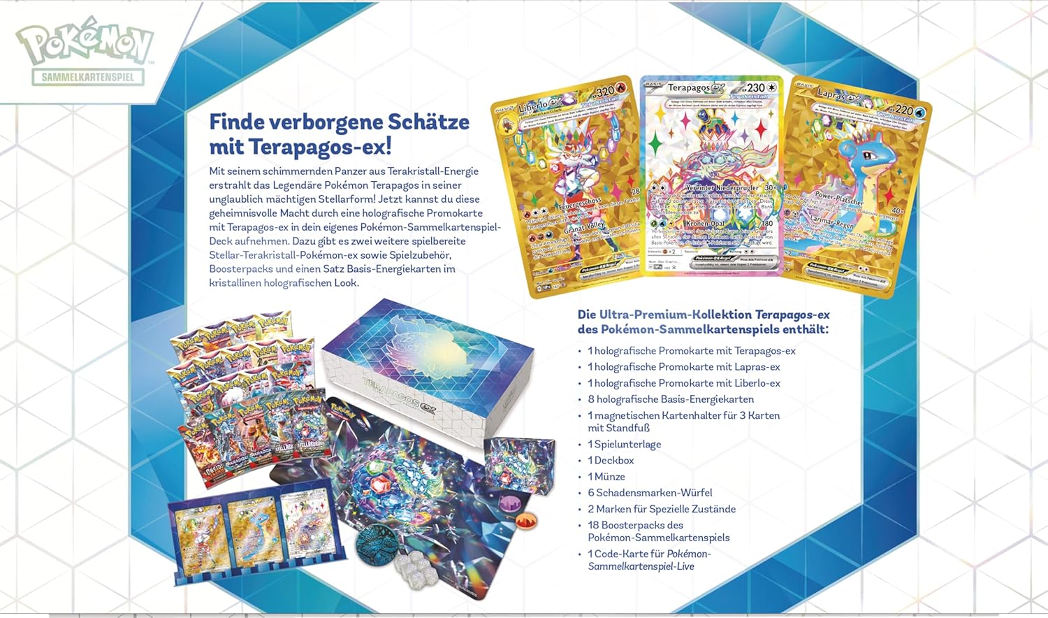 Pokémon Ultra-Premium-Kollektion Terapagos-ex Deutsch