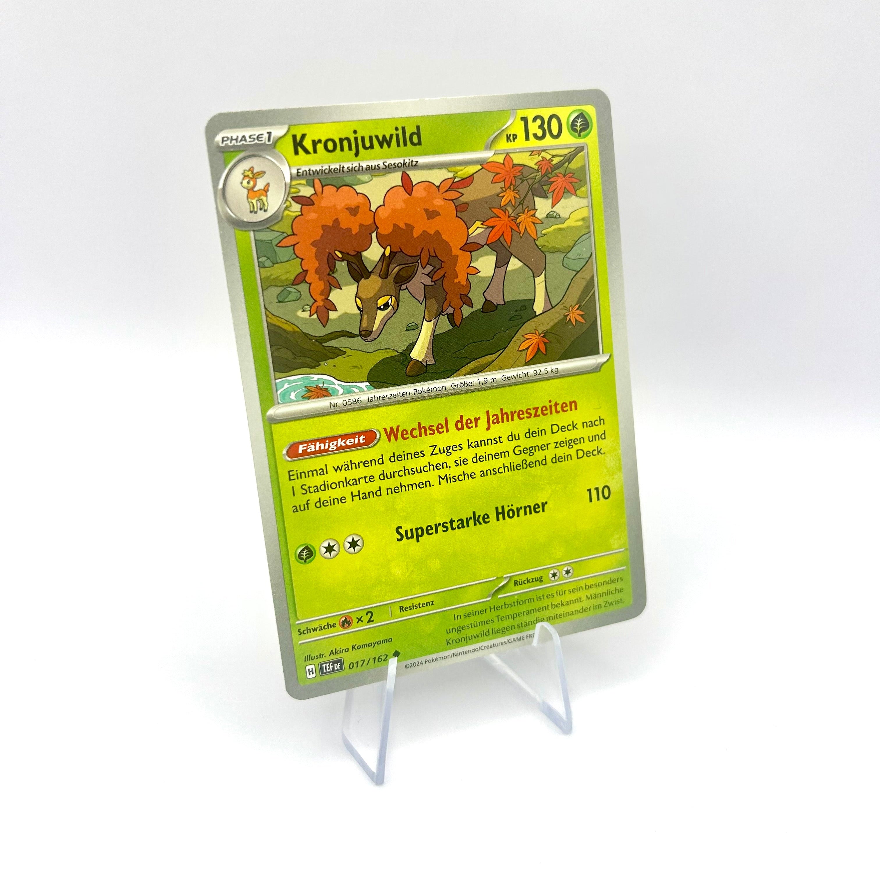 Pokémon Kronjuwild / Gewalten der Zeit / 017/162 / Deutsch