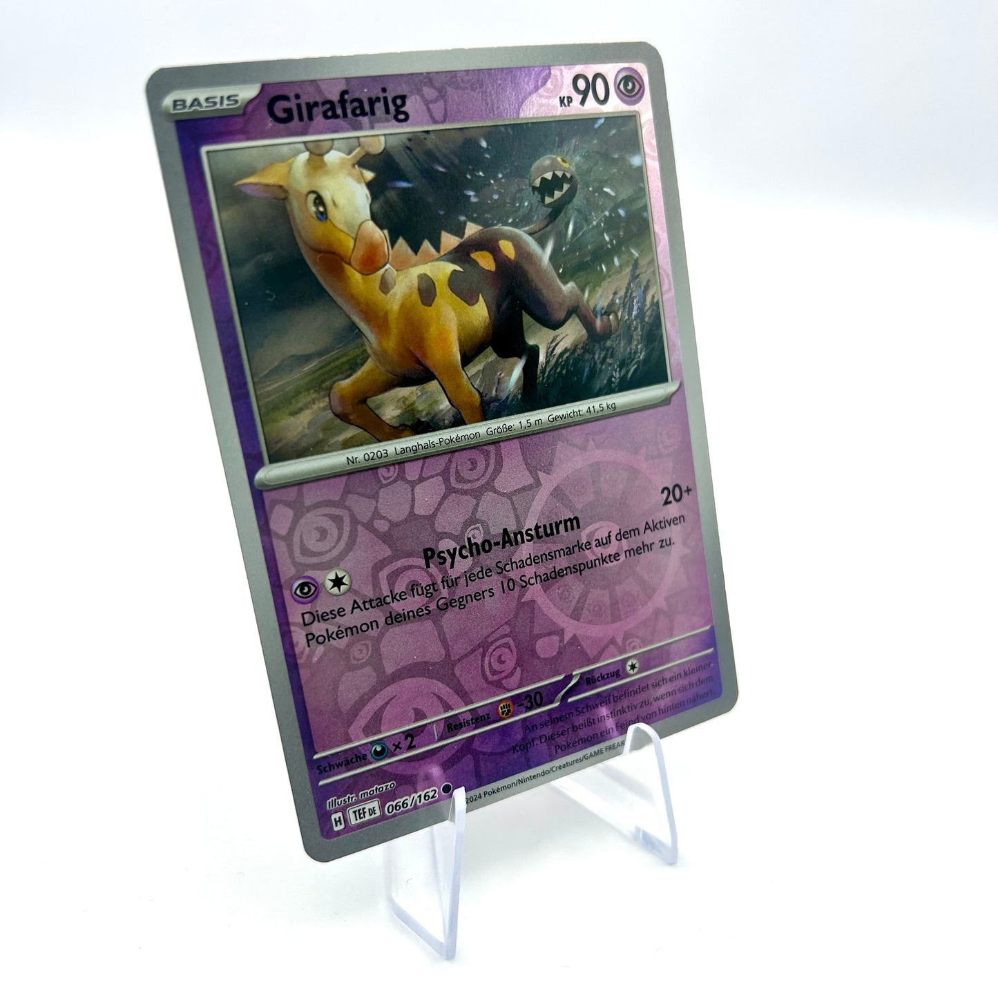 Pokémon Girafarig / Reverse Holo / Gewalten der Zeit / 066/162 / Deutsch