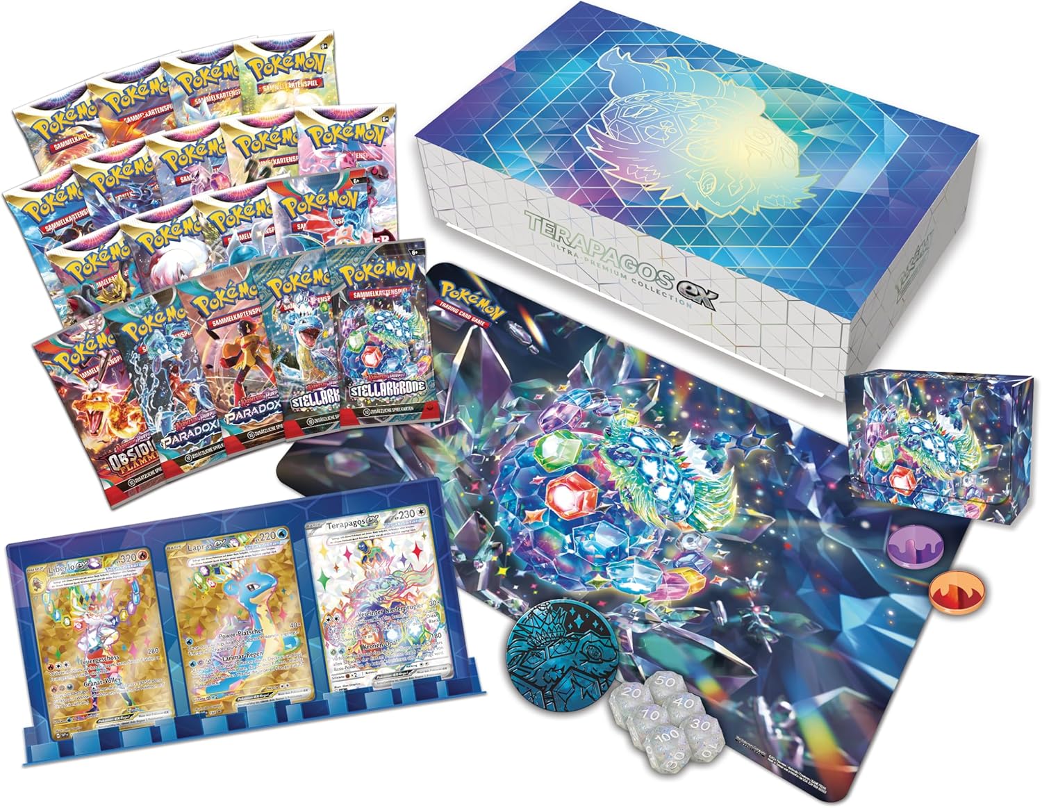 Pokémon Ultra-Premium-Kollektion Terapagos-ex Deutsch