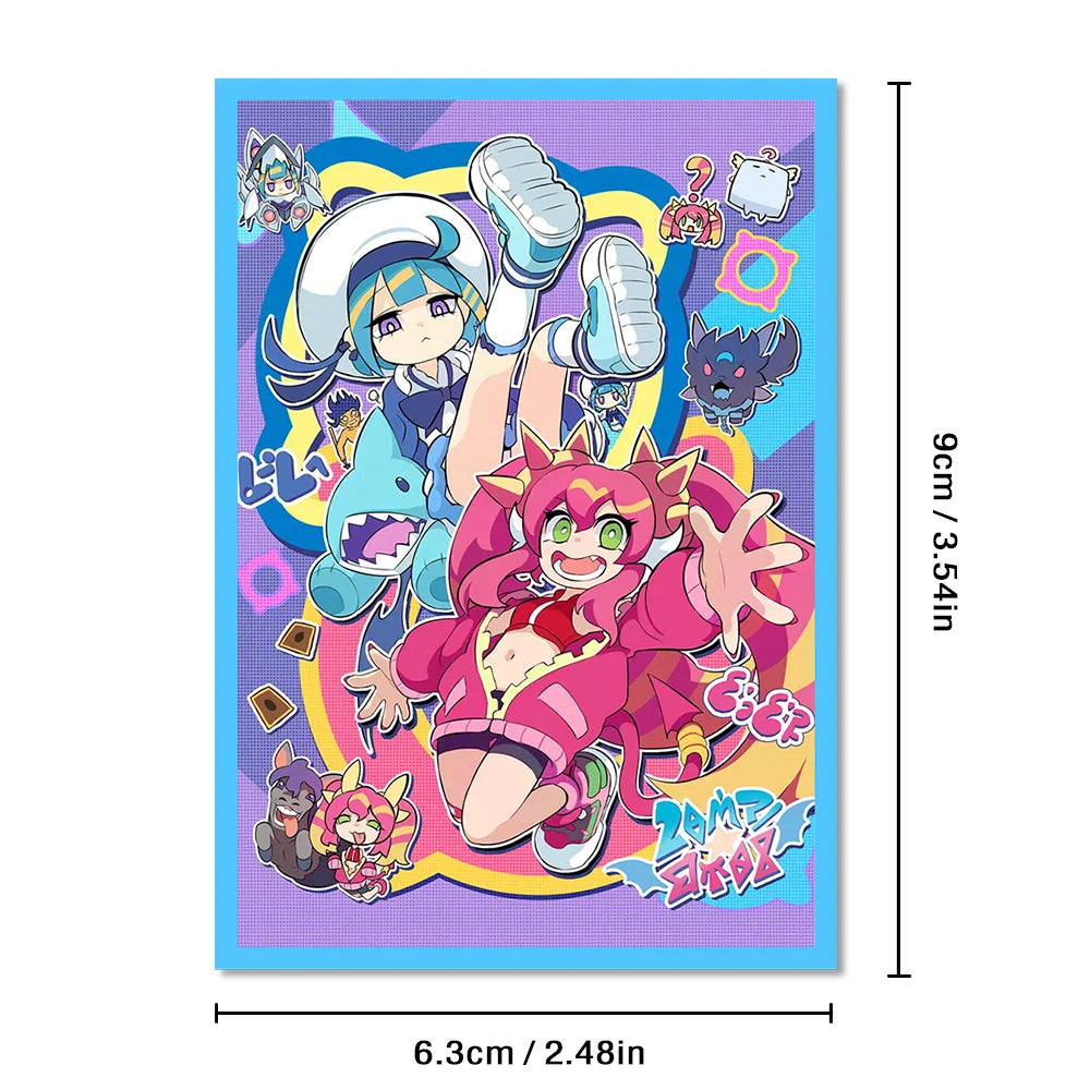 50 Premium Anime Kartenhüllen für Sammelkarten / Transparent / Neu OVP