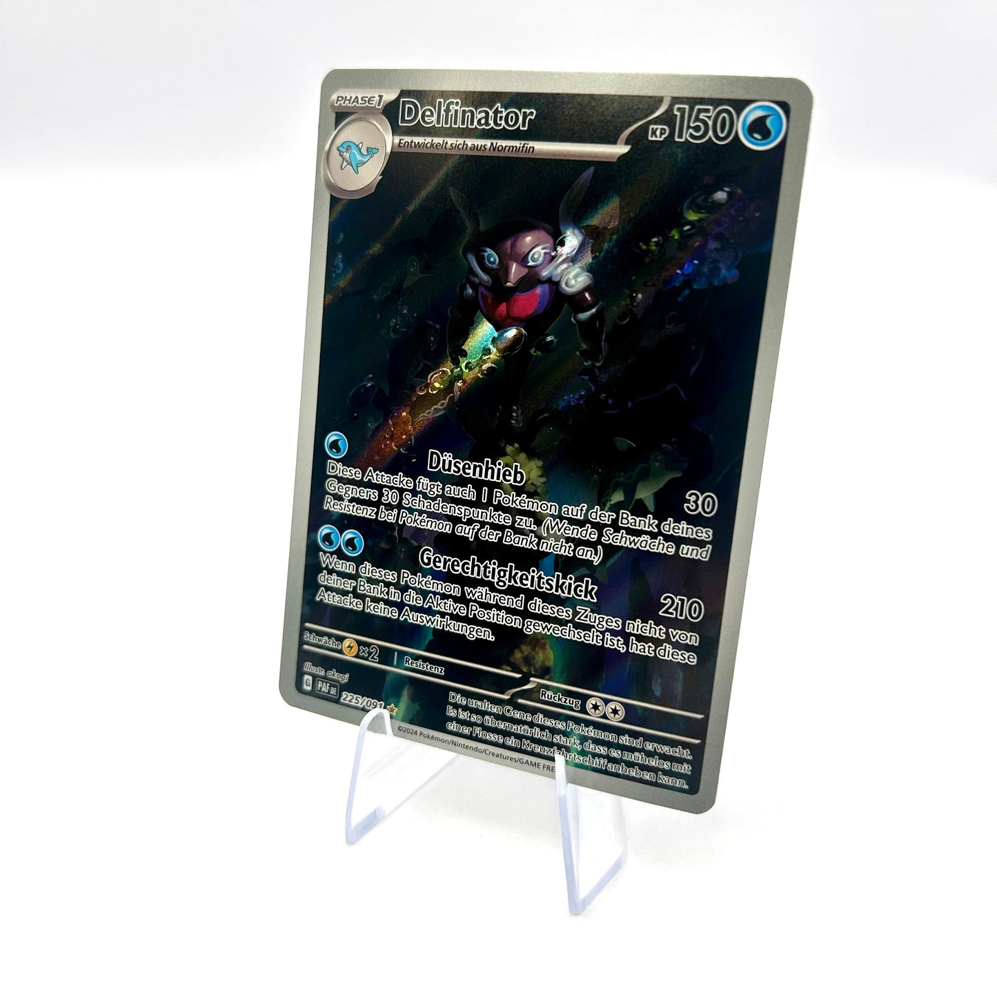 Pokémon Delfinator / Full Art / Paldeas Schicksale / 225/091 / Deutsch