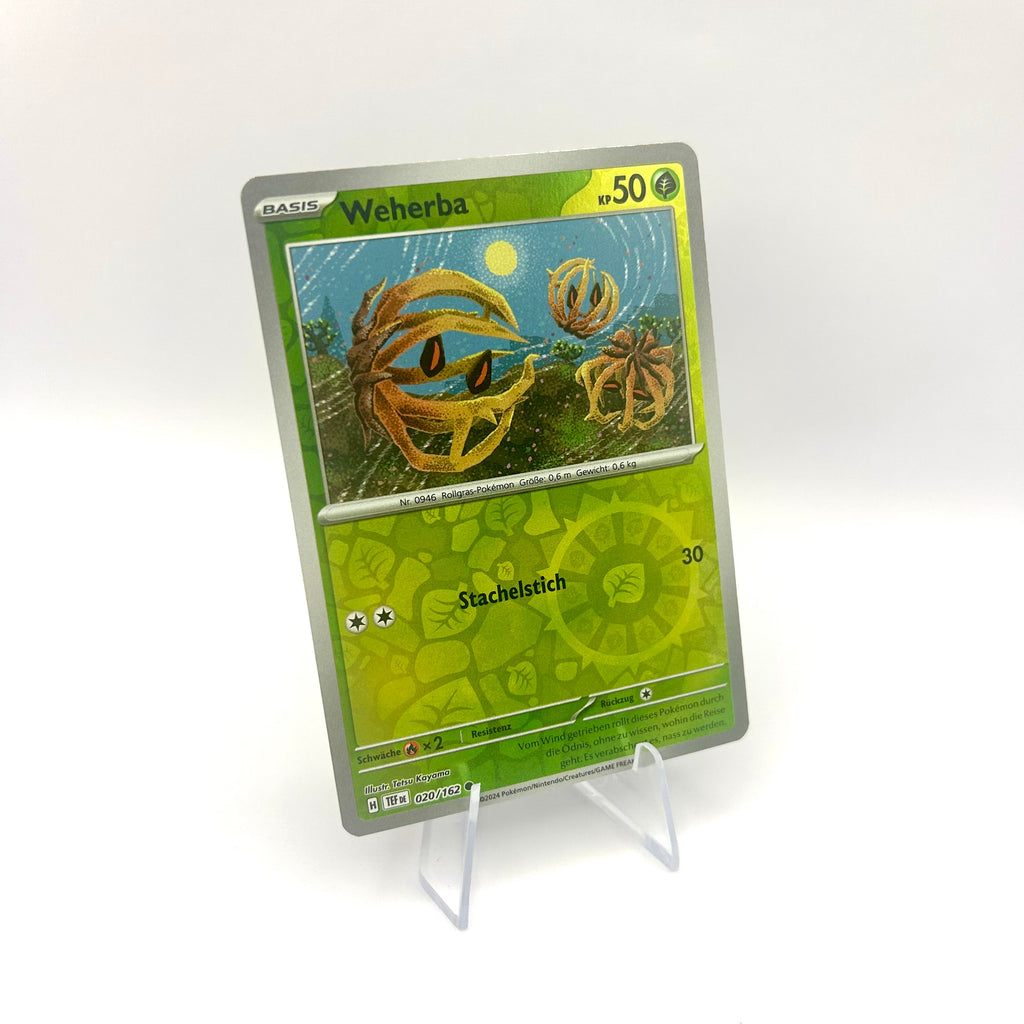 Pokémon Weherba / Reverse Holo / Gewalten der Zeit / 020/162 / Deutsch