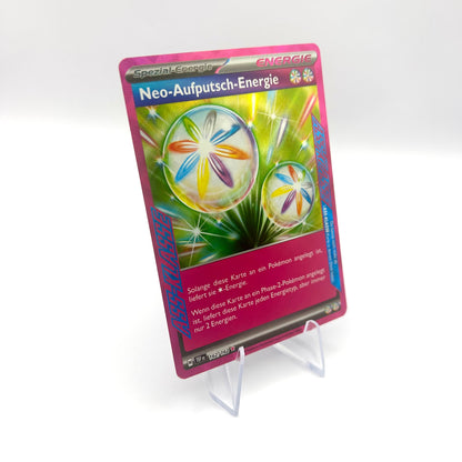 Trainer Neo-Aufputsch-Energie / Holo / Gewalten der Zeit / 162/162 / Deutsch