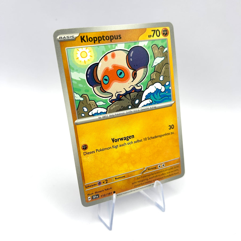 Pokémon Klopptopus / Stürmische Funken / 112/191 / Deutsch