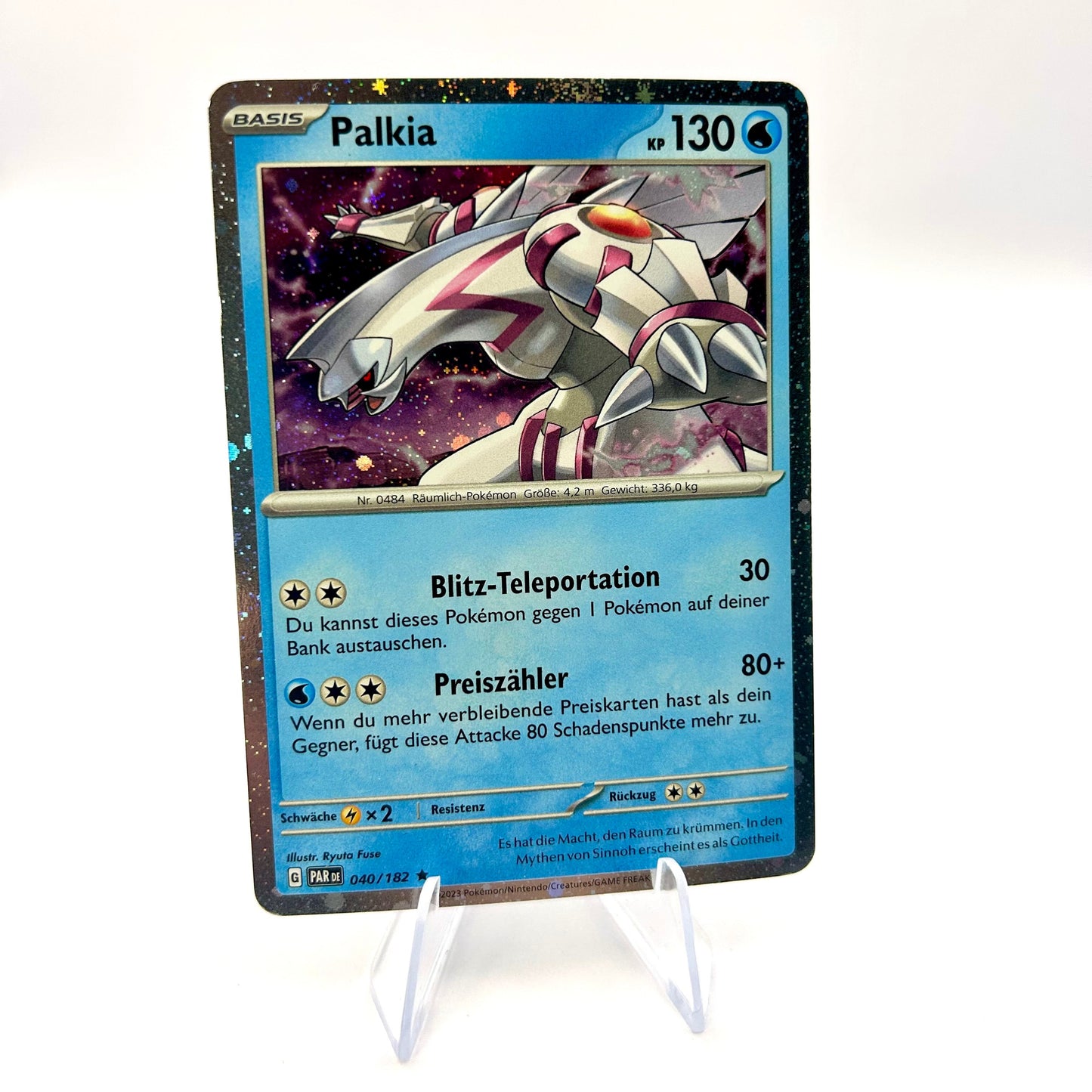 Pokémon Palkia / Kosmos Holo / Paradoxrift / 040/182 / Deutsch