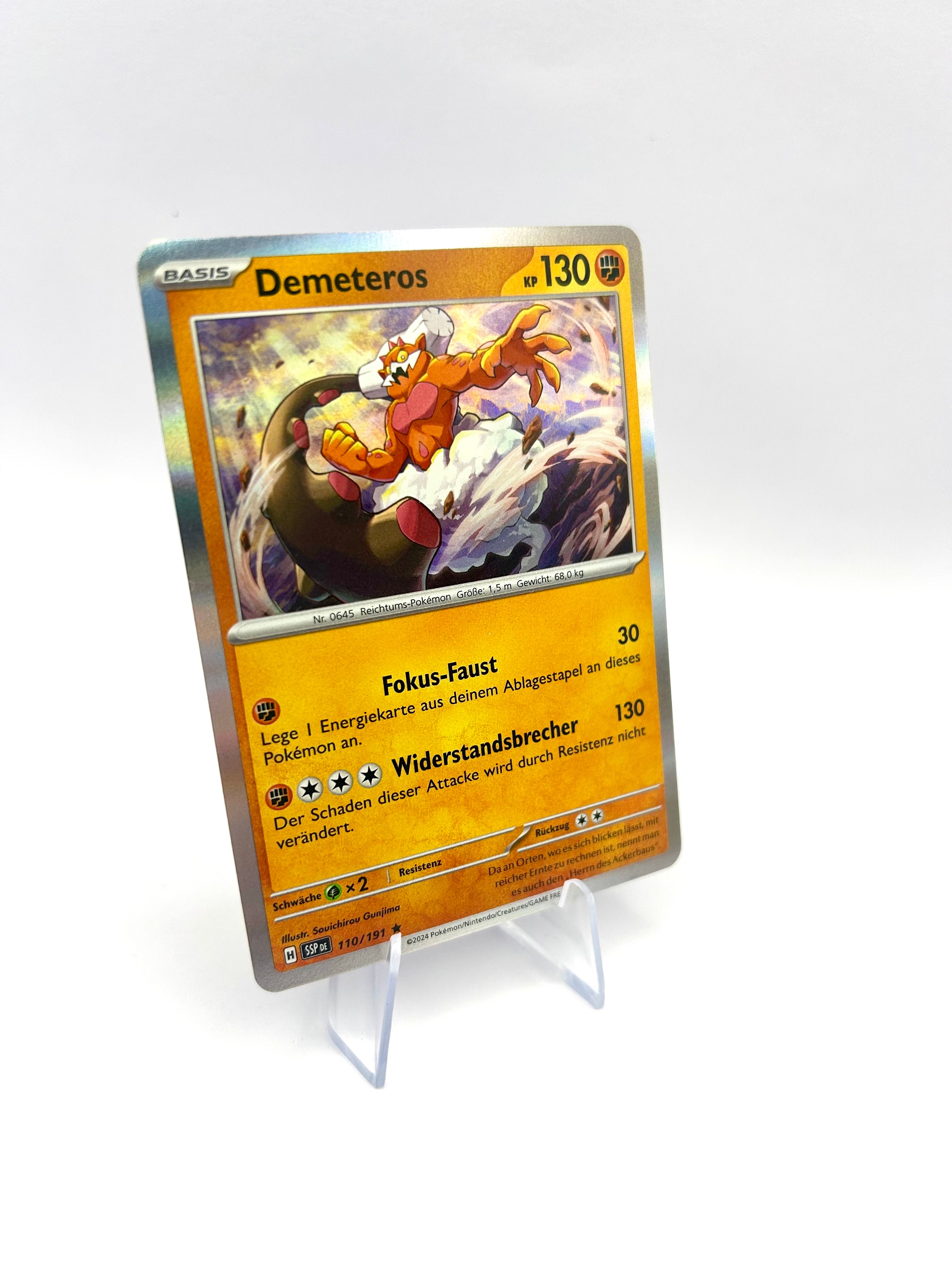 Pokémon Demeteros / Holo / Stürmische Funken / 110/191 / Deutsch