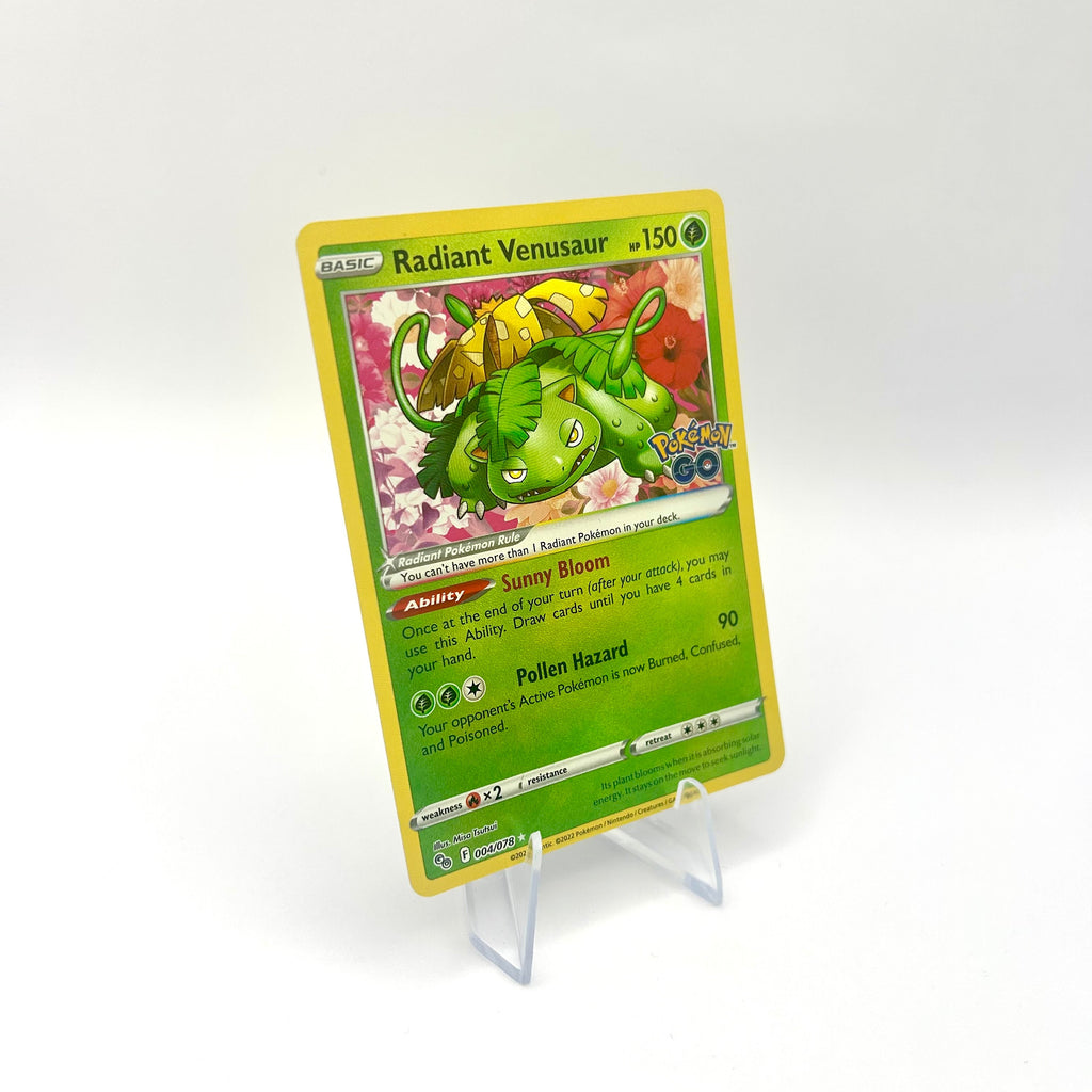 Pokémon Strahlendes Bisaflor / Holo / Pokémon GO / 004/078 / Englisch