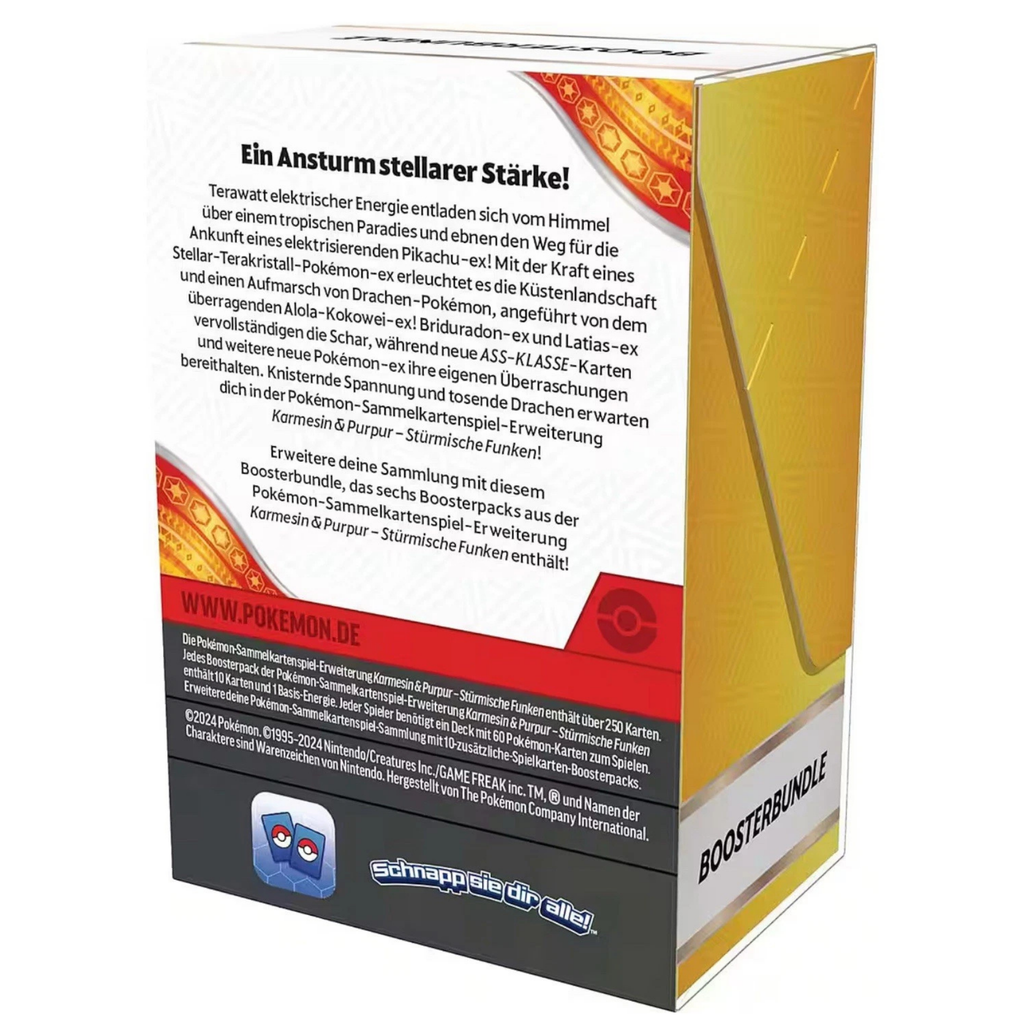 Pokémon / Stürmische Funken / Boosterbundle / Deutsch