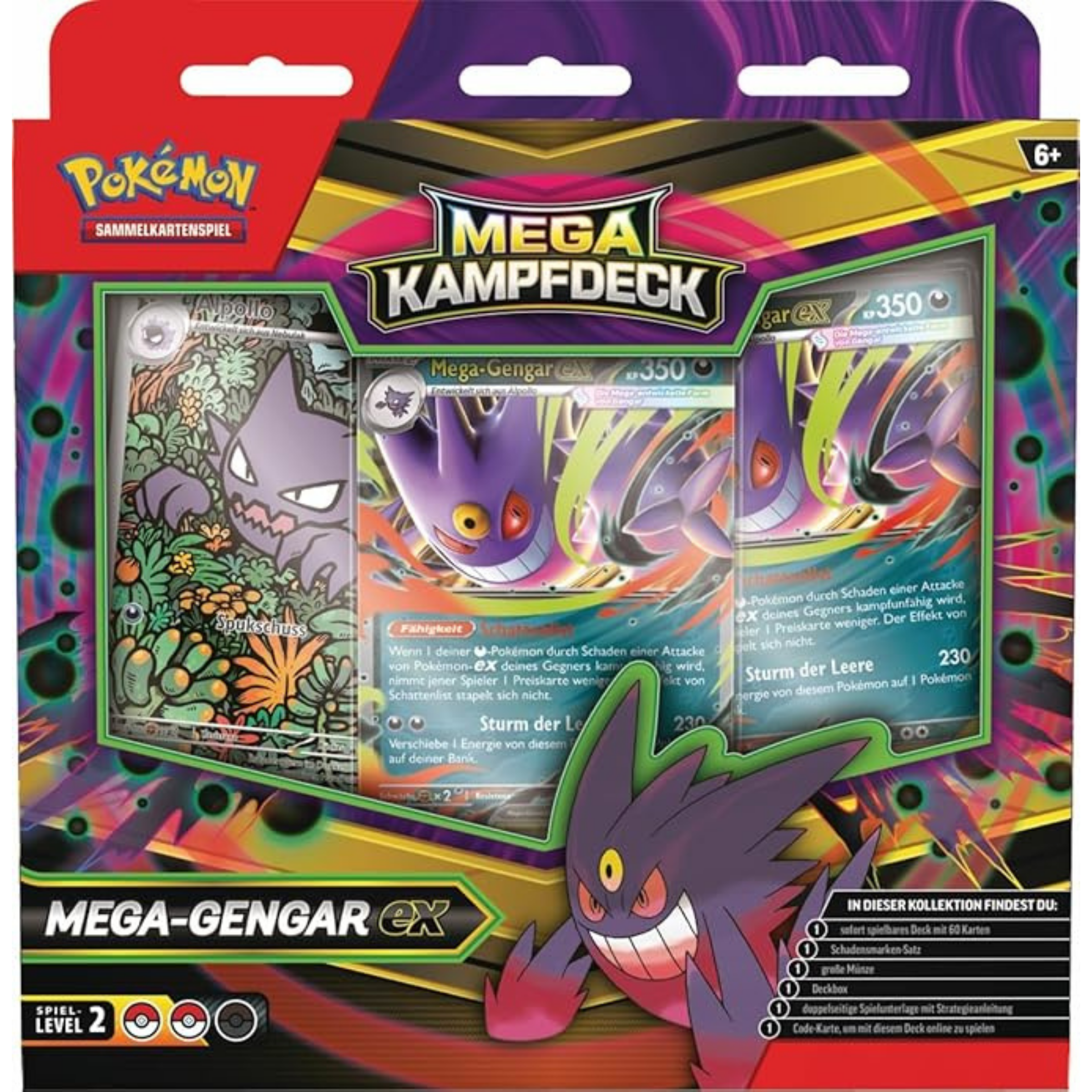 Pokémon / Mega Kampfdeck / Mega Gengar ex / Deutsch