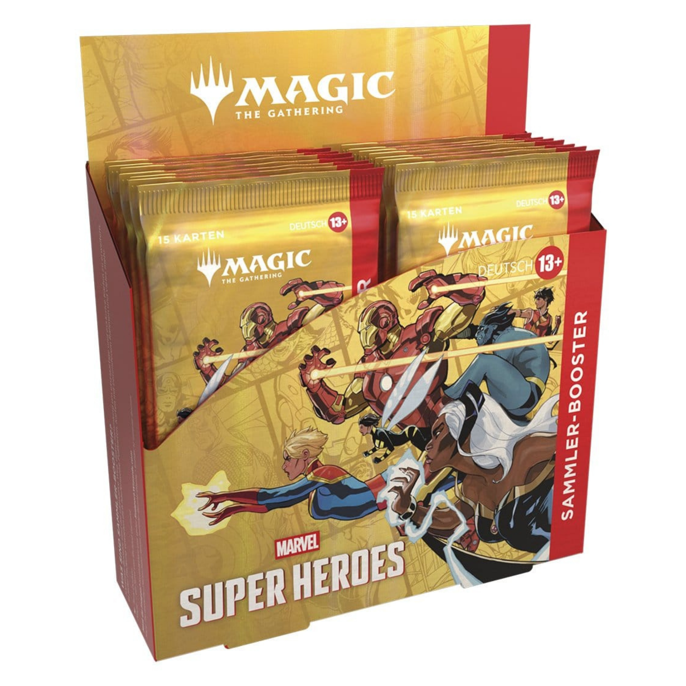 Magic: The Gathering / Marvel Super Heroes / Sammler-Booster Display / Deutsch / Erscheinungsdatum: 26.Juni 2026