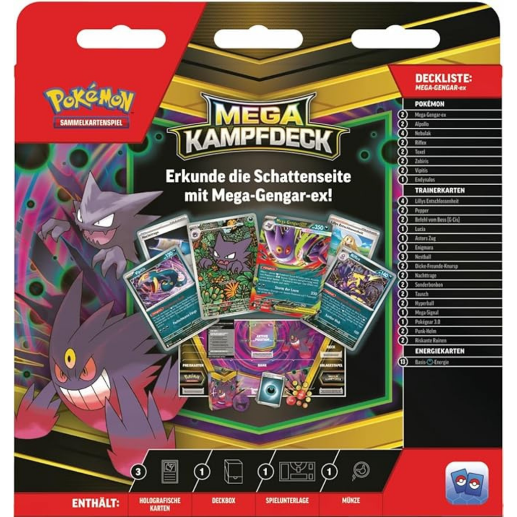 Pokémon / Mega Kampfdeck / Mega Gengar ex / Deutsch