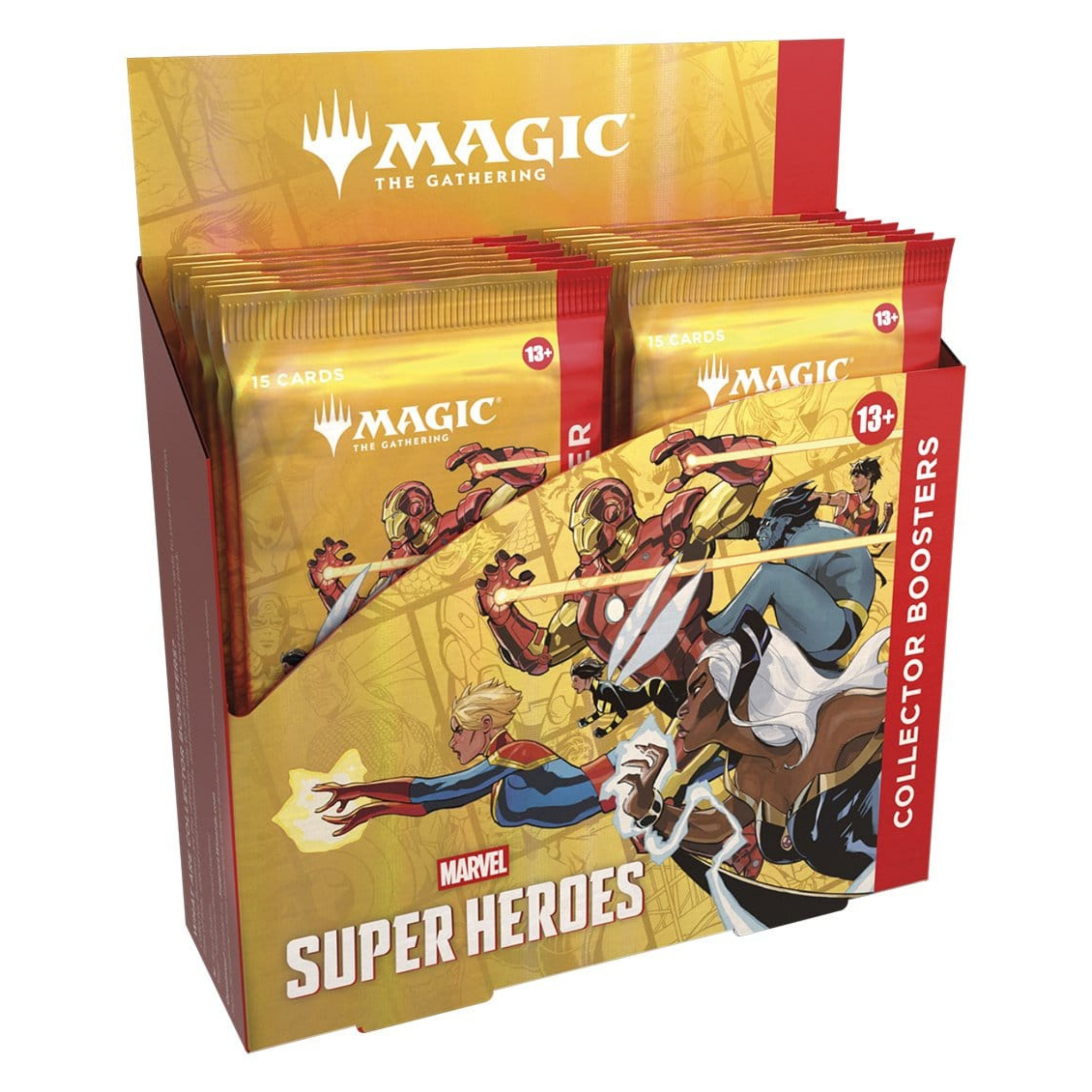 Magic: The Gathering / Marvel Super Heroes / Sammler-Booster Display / Englisch / Erscheinungsdatum: 26.Juni 2026