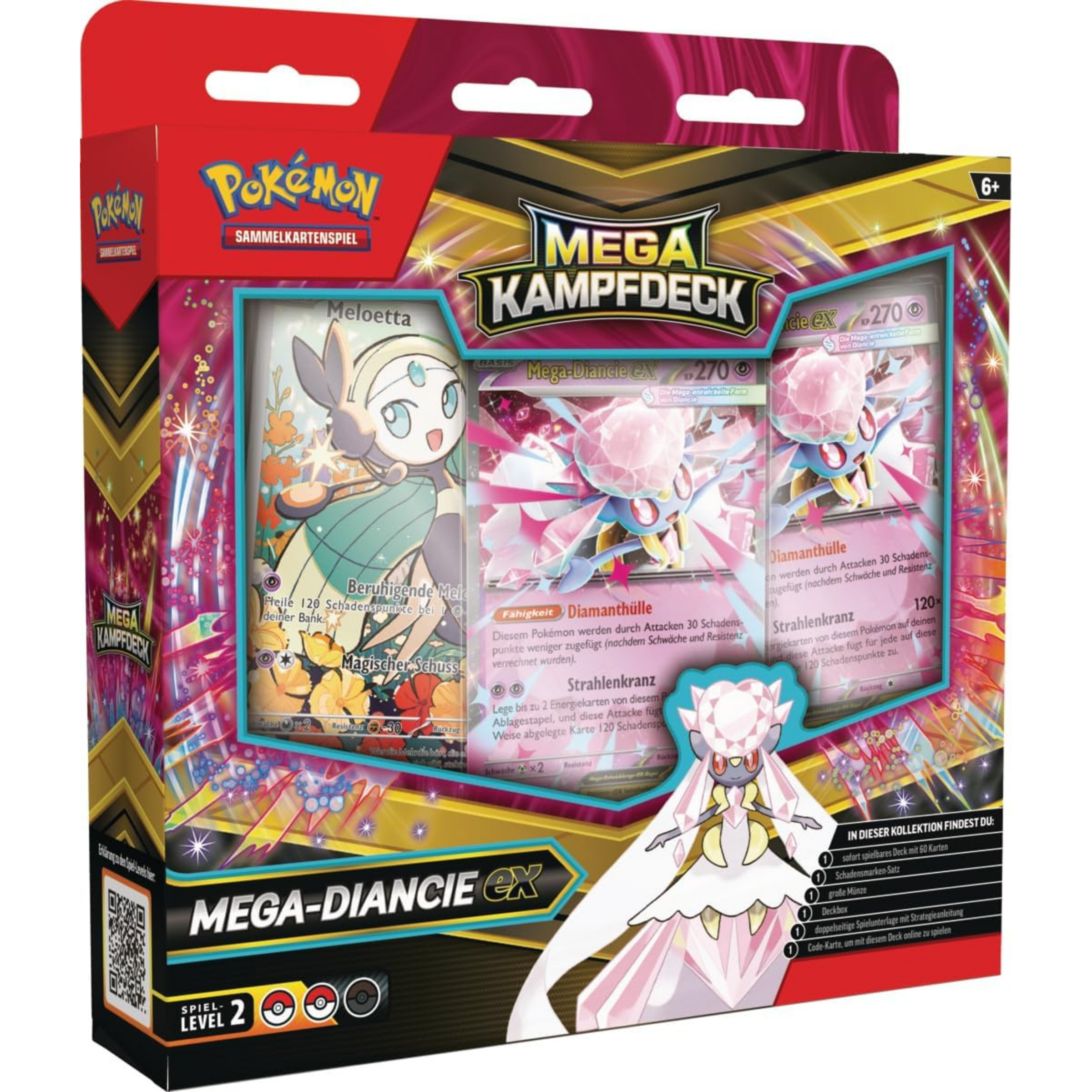 Pokémon / Mega Kampfdeck / Mega Diancie ex / Deutsch