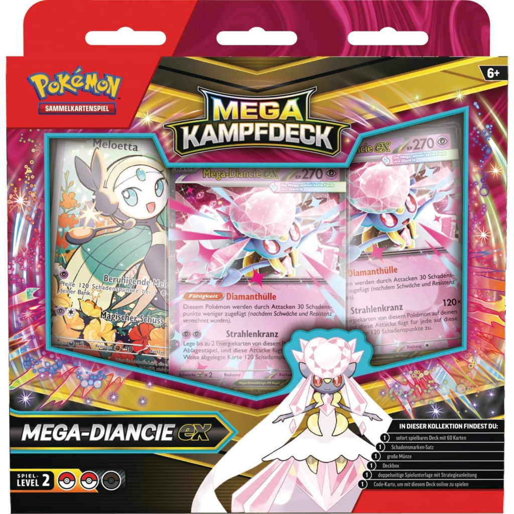 Pokémon / Mega Kampfdeck / Mega Diancie ex / Deutsch