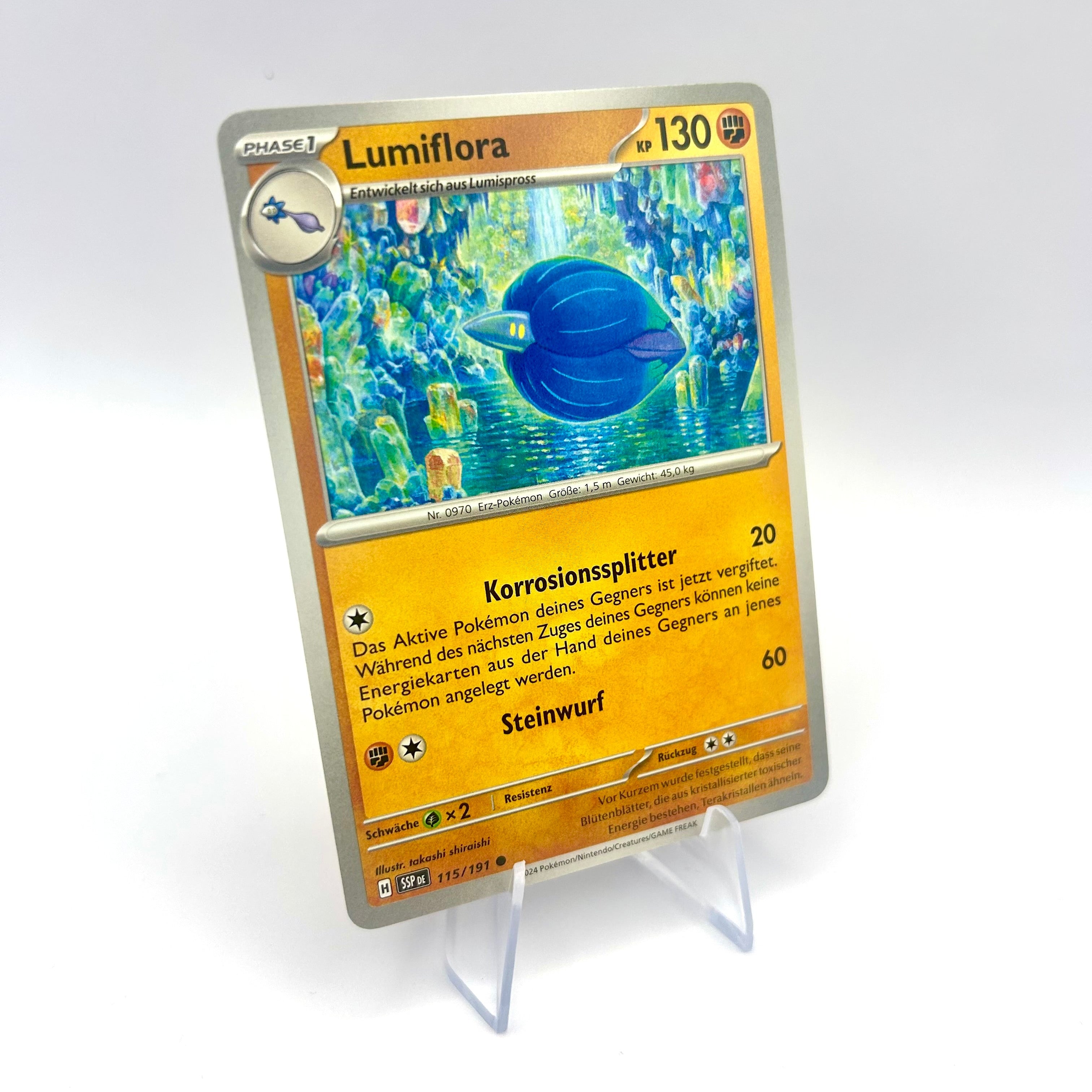 Pokémon Lumiflora / Stürmische Funken / 115/191 / Deutsch