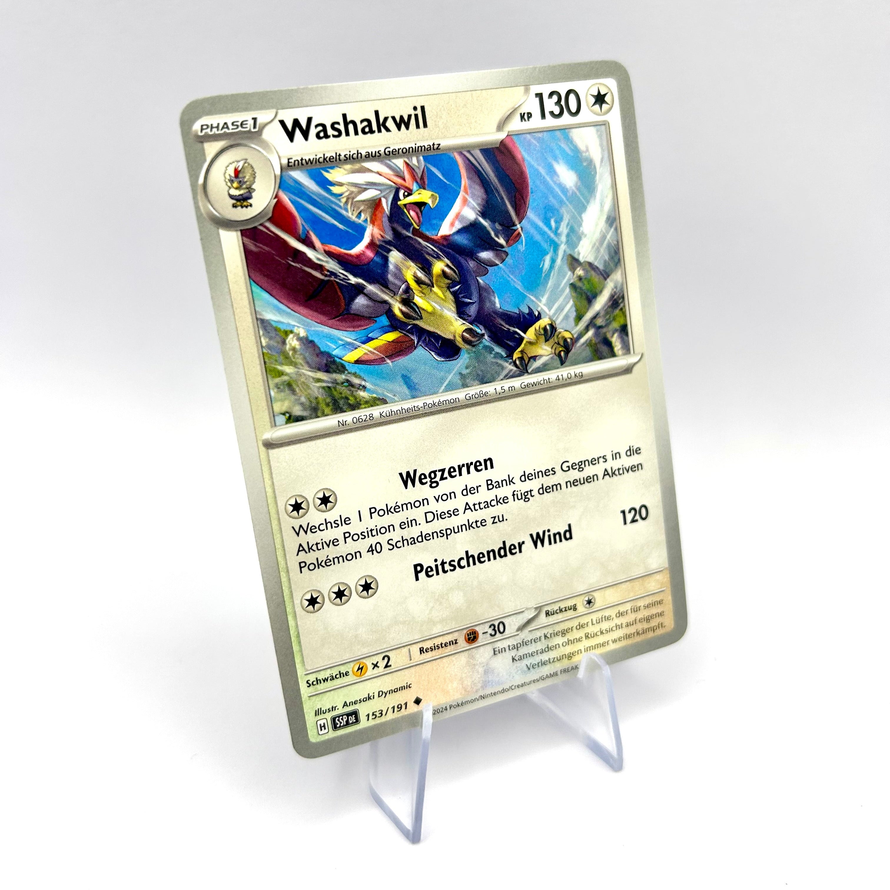 Pokémon Washakwil / Stürmische Funken / 153/191 / Deutsch