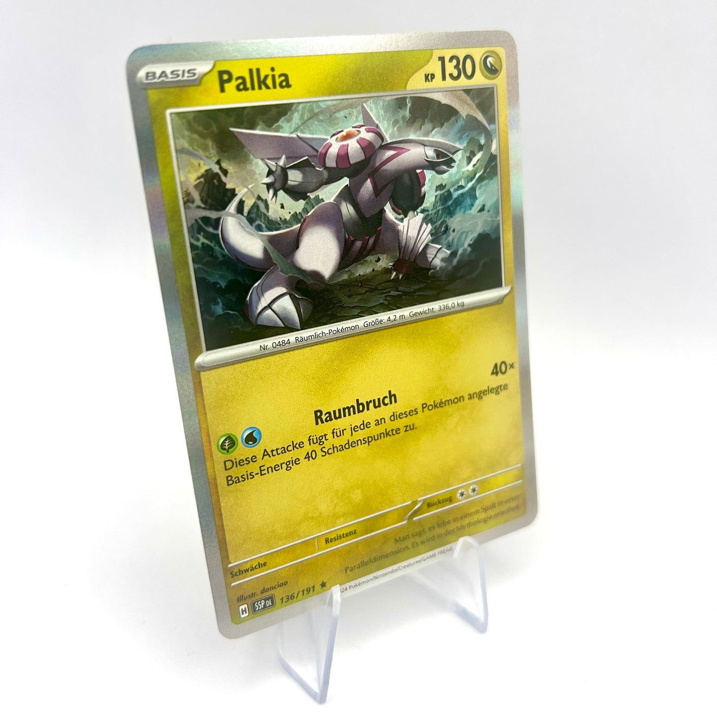 Pokémon Palkia / Holo / Stürmische Funken / 136/191 / Deutsch