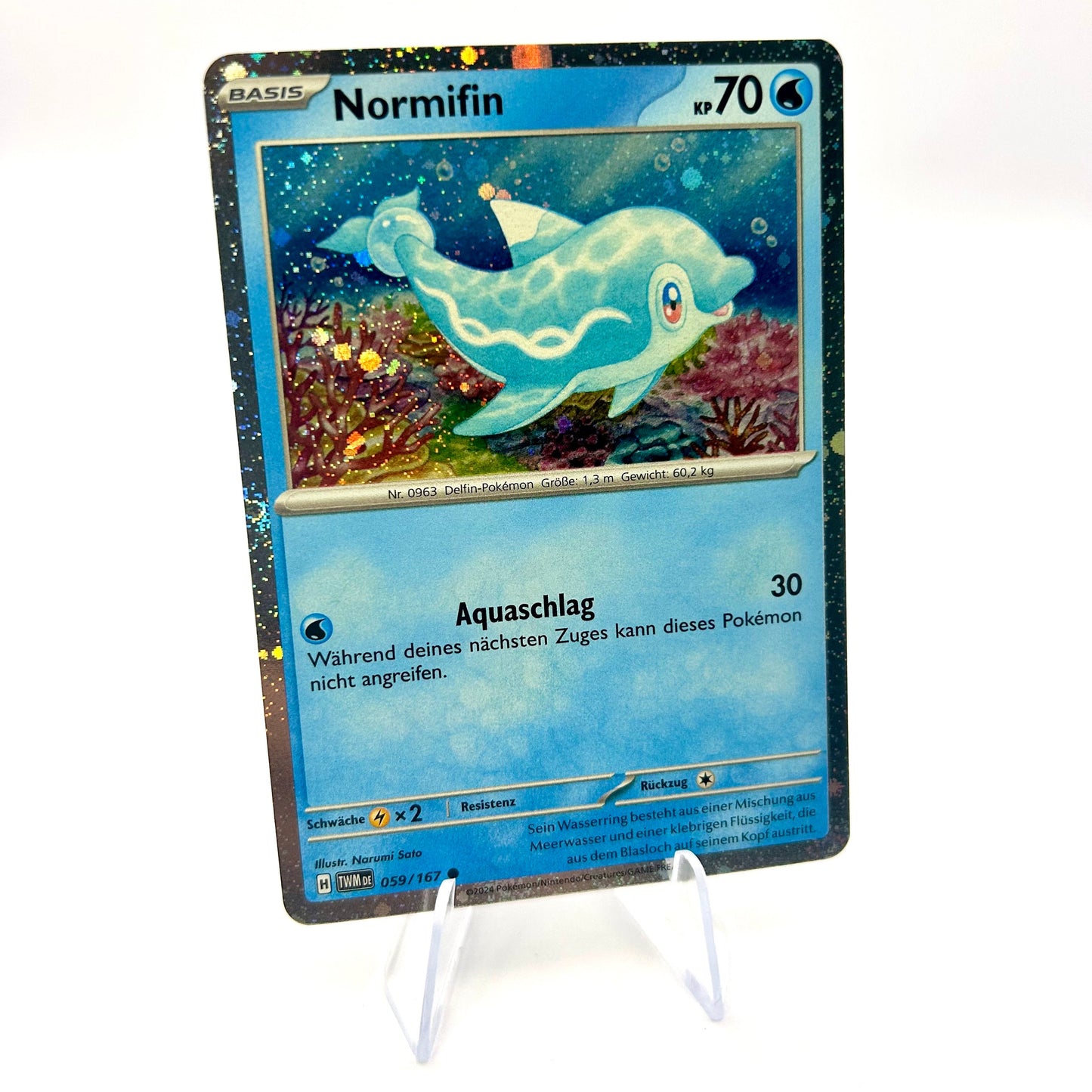 Pokémon Normifin / Kosmos Holo / Maskerade im Zwielicht / 059/167 / Deutsch