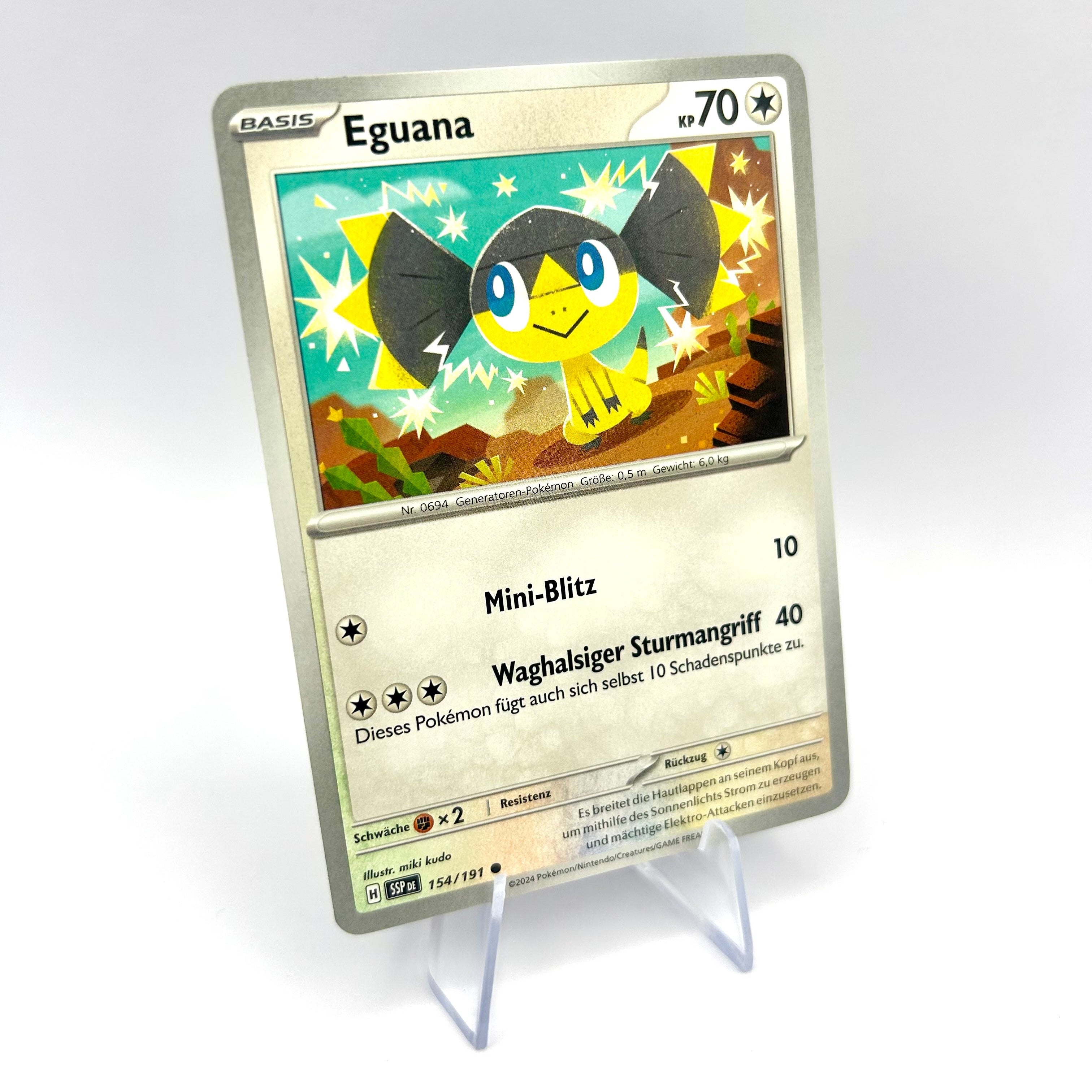 Pokémon Eguana / Stürmische Funken / 154/191 / Deutsch