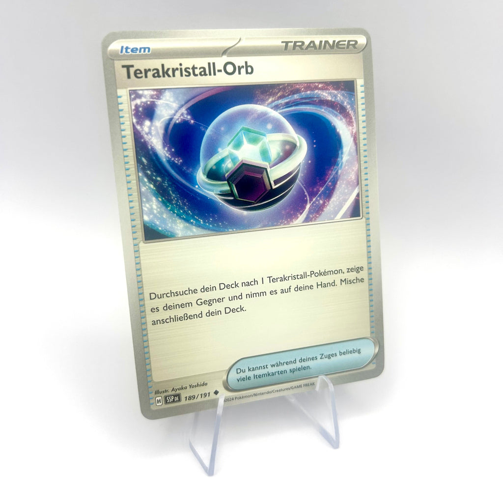 Trainer Terakristall-Orb / Stürmische Funken / 189/191 / Deutsch