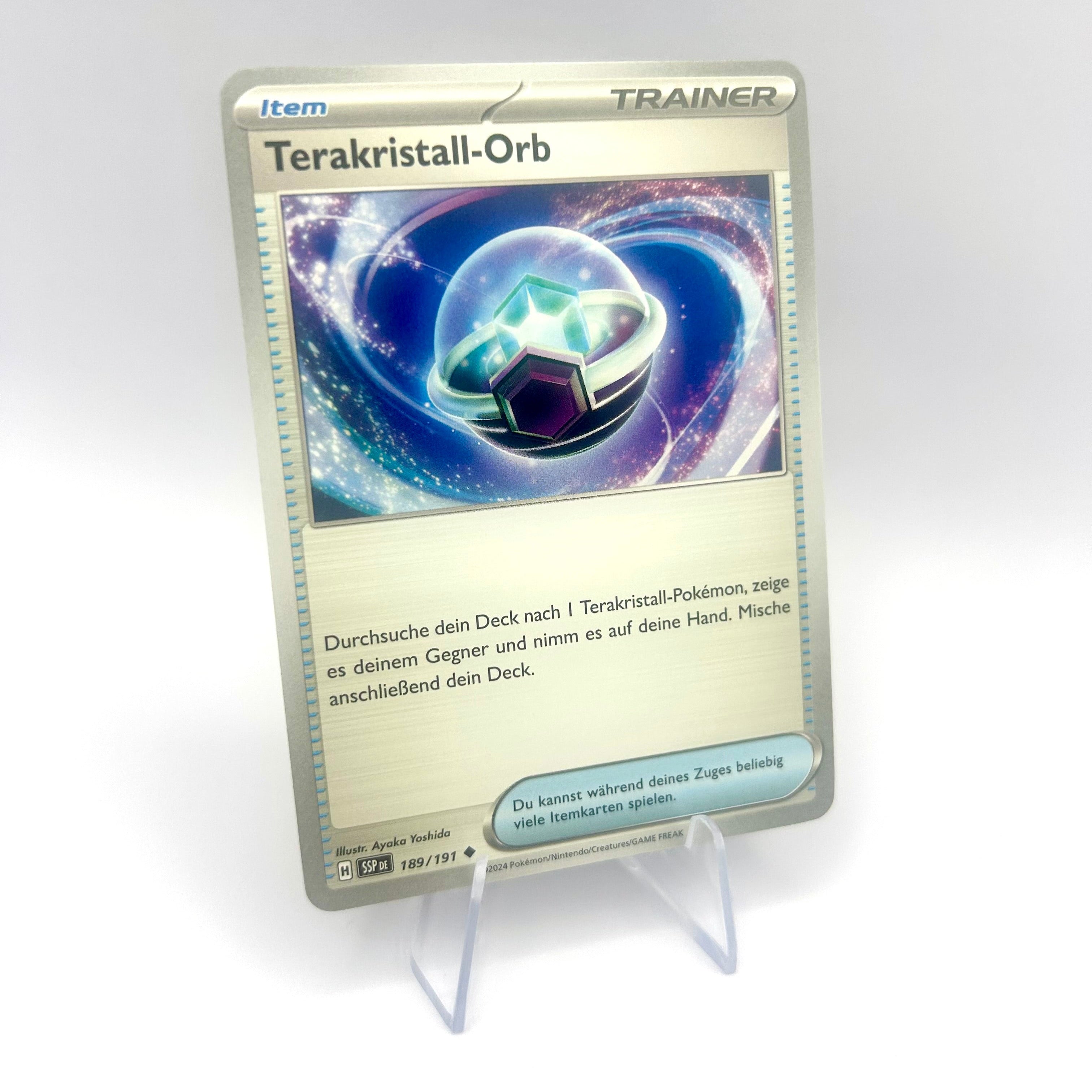 Trainer Terakristall-Orb / Stürmische Funken / 189/191 / Deutsch