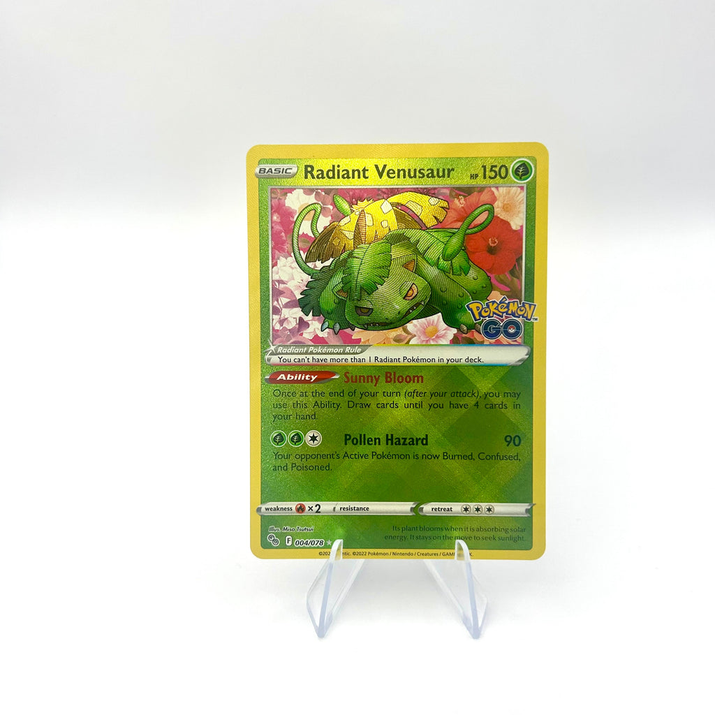 Pokémon Strahlendes Bisaflor / Holo / Pokémon GO / 004/078 / Englisch