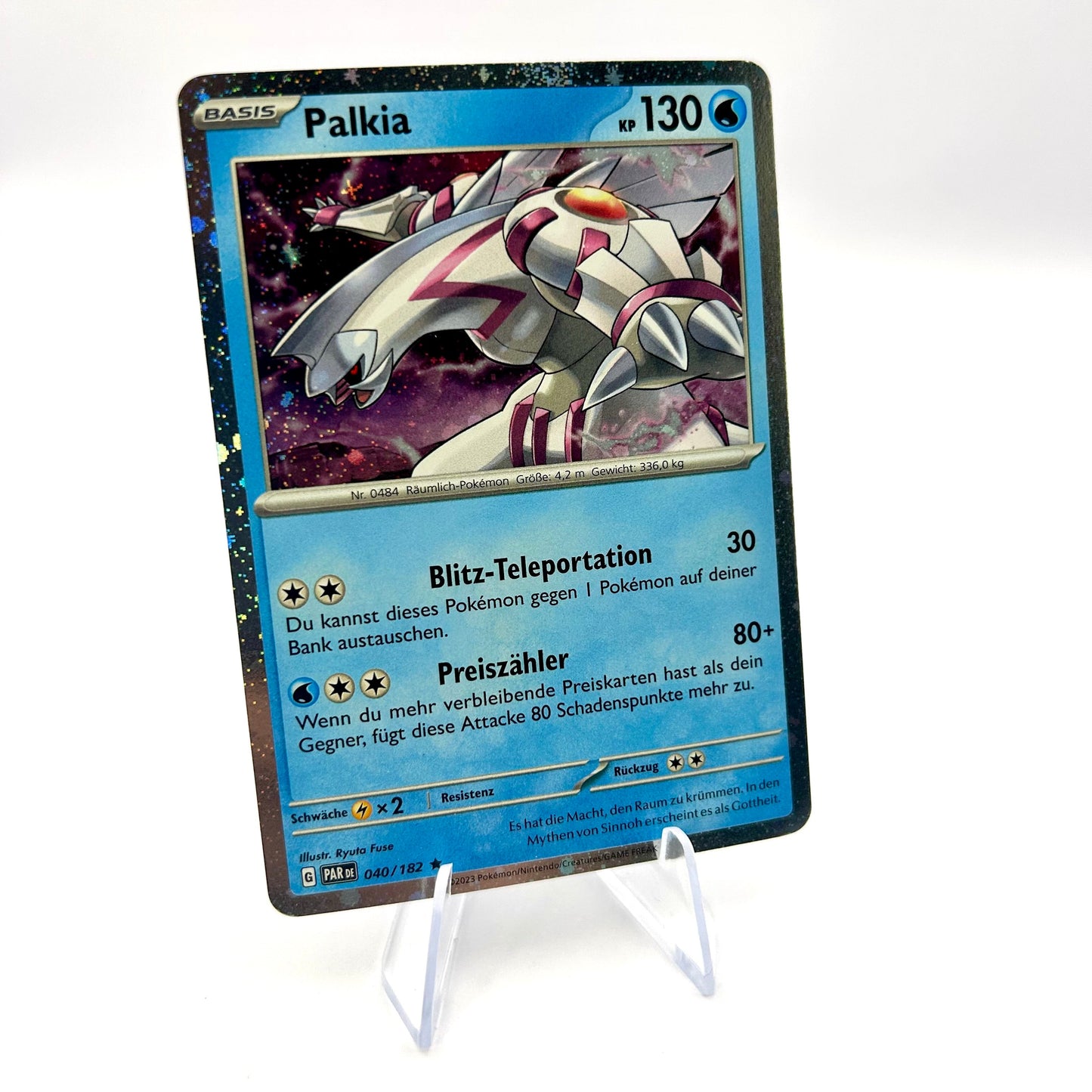 Pokémon Palkia / Kosmos Holo / Paradoxrift / 040/182 / Deutsch
