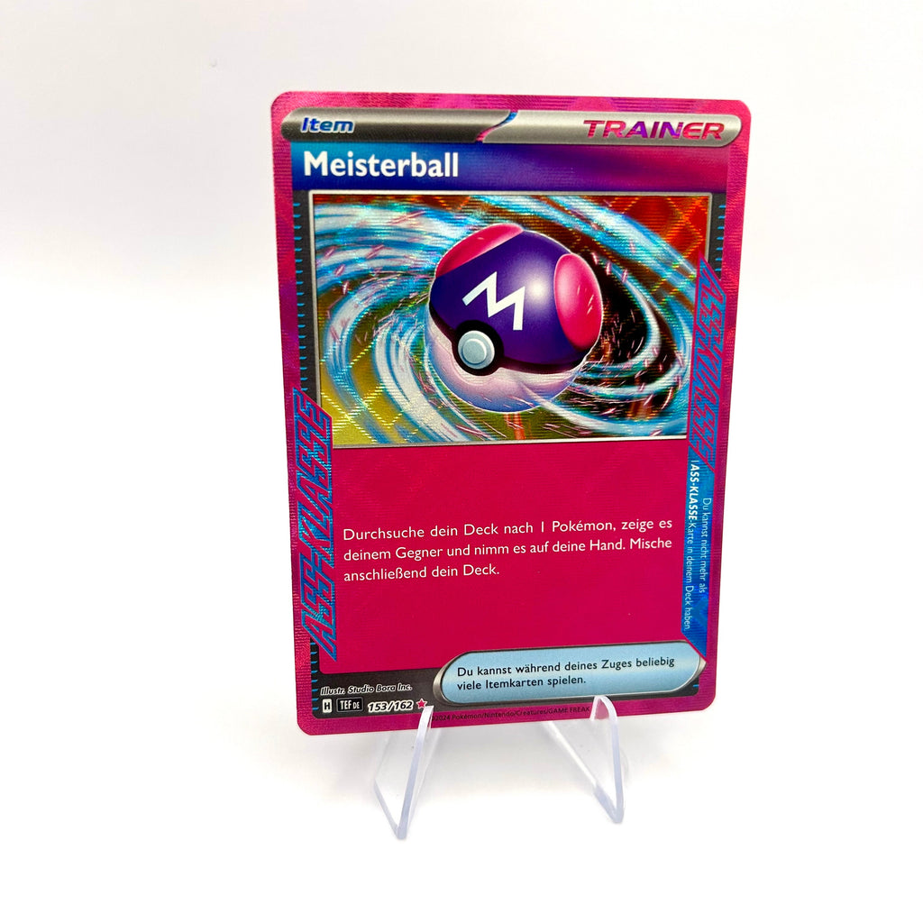 Trainer Meisterball / Holo / Gewalten der Zeit / 153/162 / Deutsch