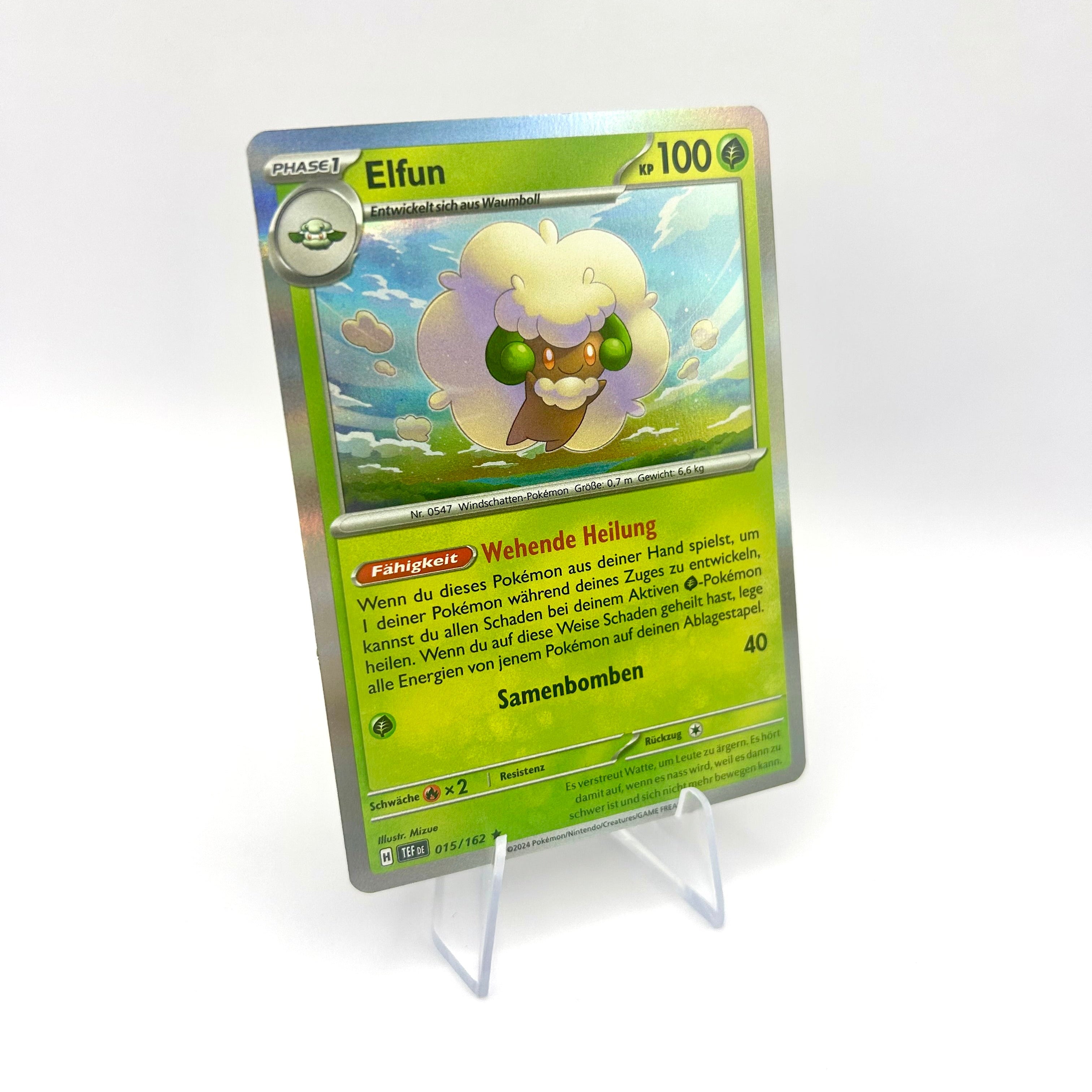 Pokémon Elfun / Holo / Gewalten der Zeit / 015/162 / Deutsch