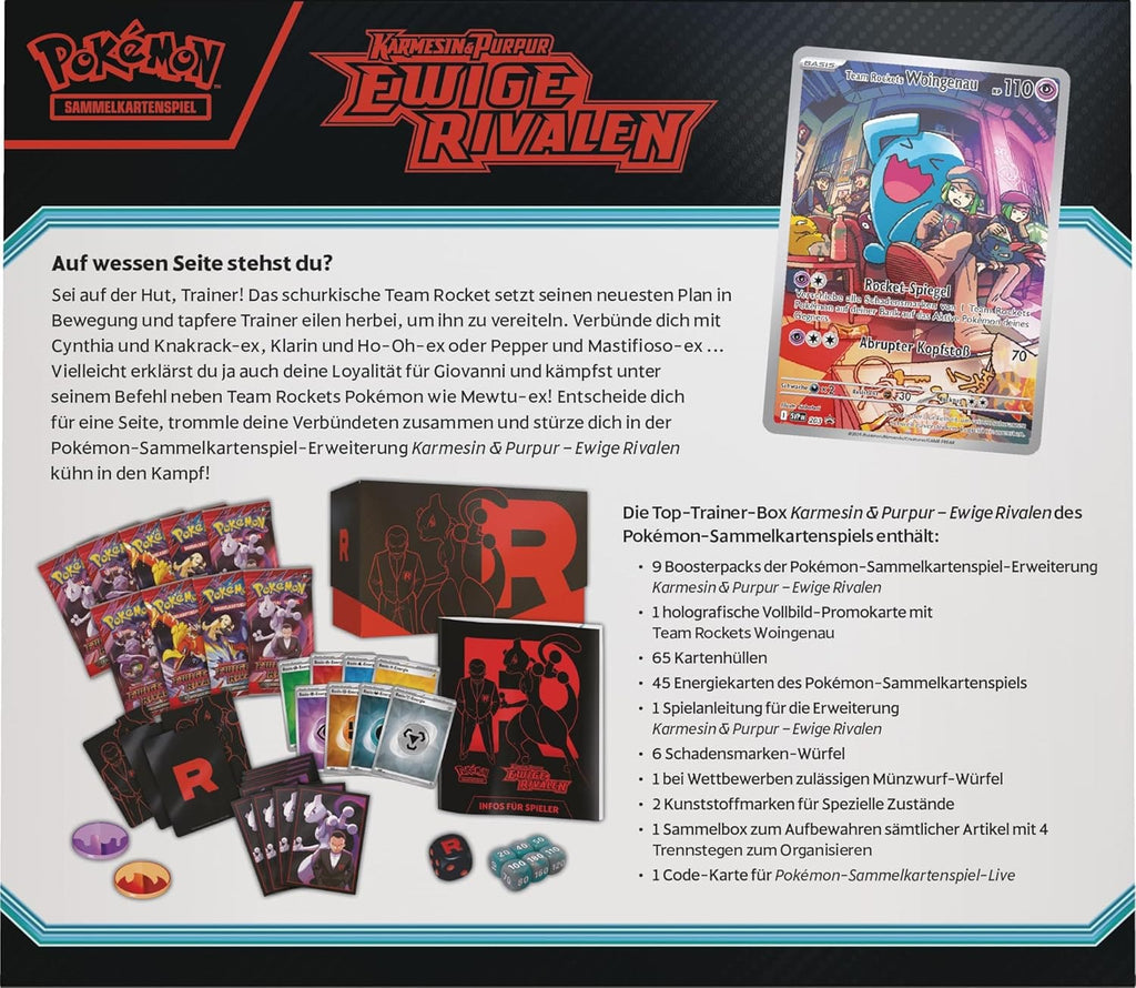 Pokémon / Ewige Rivalen / Top Trainer Box / TTB / Deutsch