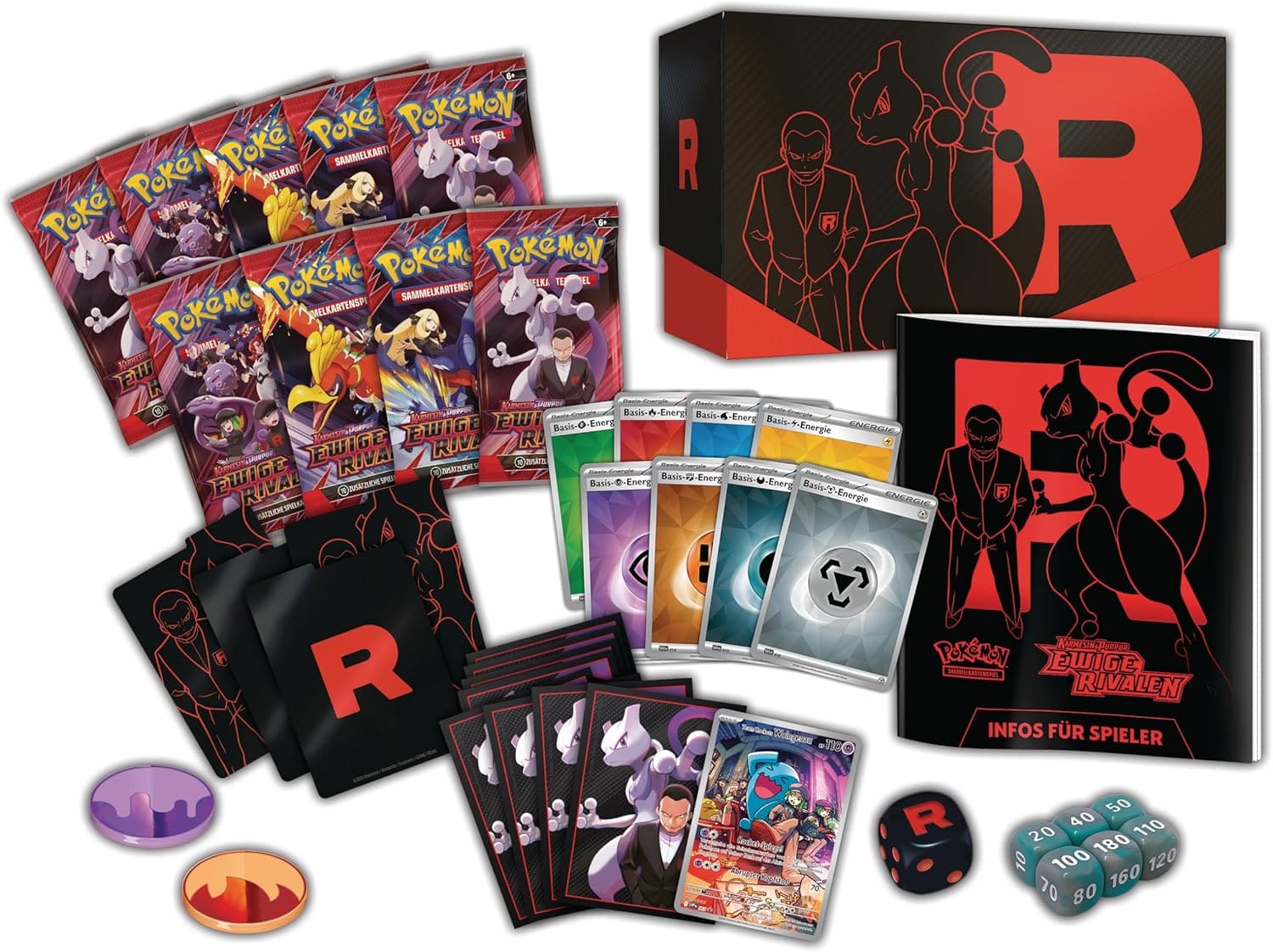 Pokemon Karmesin Purpur Ewige Rivalen Top Trainer Box Inhalt