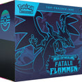 Pokemon Mega Entwicklung Fatale Flammen Top Trainer Box Vorderseite
