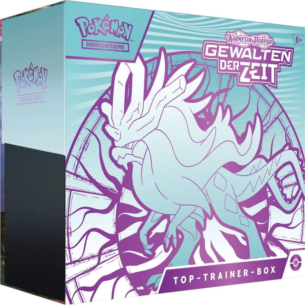 Pokemon Gewalten der Zeit Top Trainer Box Windewoge Vorderseite