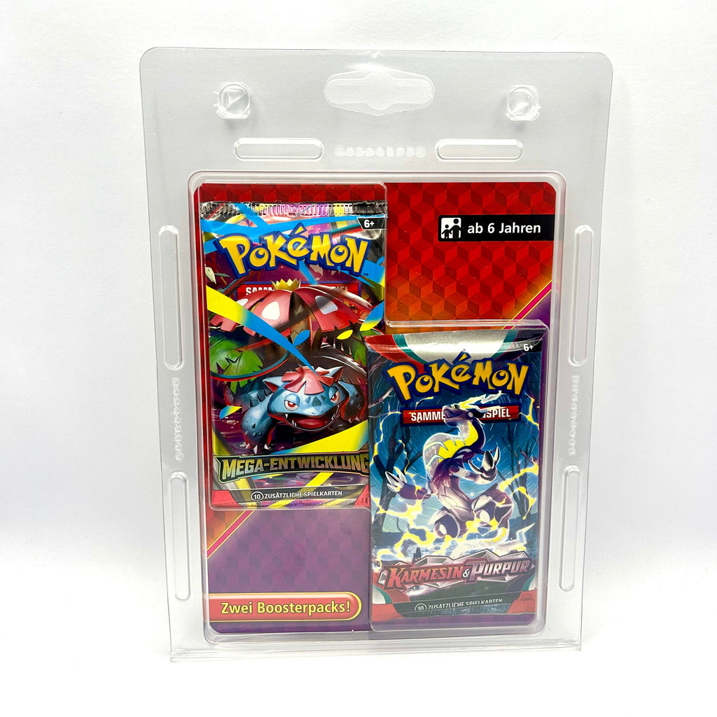 Pokemon Karmesin und Purpur Mega Entwicklung 2er Booster Blister Deutsch